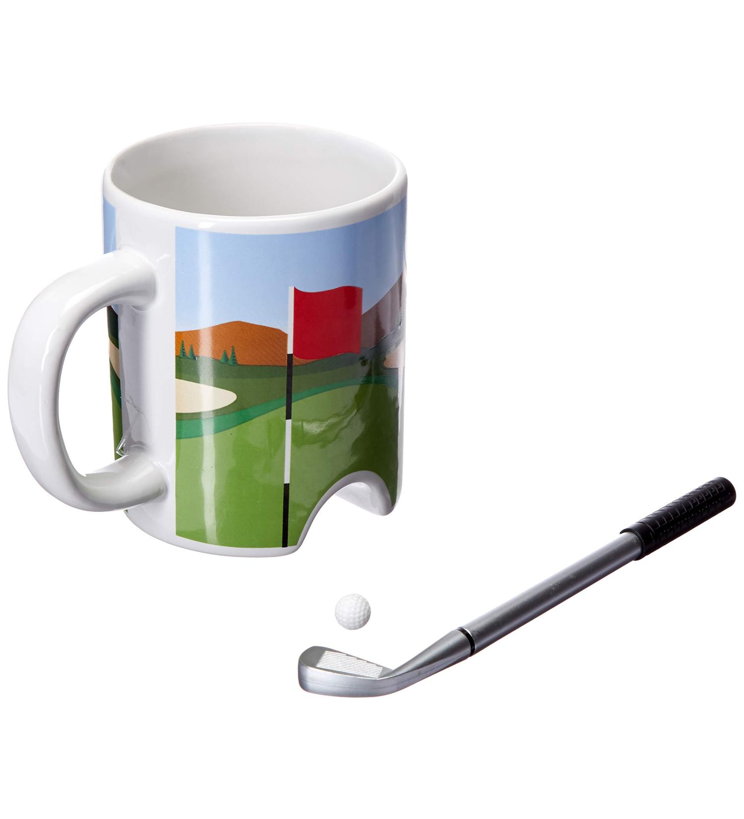 Kikkerland Putter Cup Golf Mug - Perfect Gift for Golf Enthusiasts - Buy Online on GoSupps.com