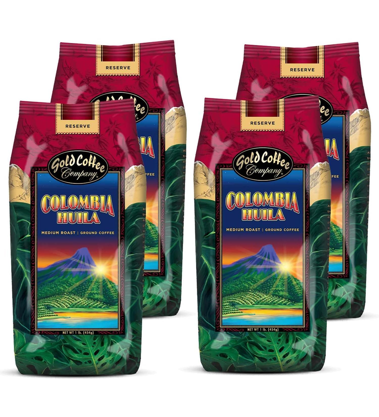 Colombia Huila Ground 1lb - Pack of 4 - Buy Online on GoSupps.com