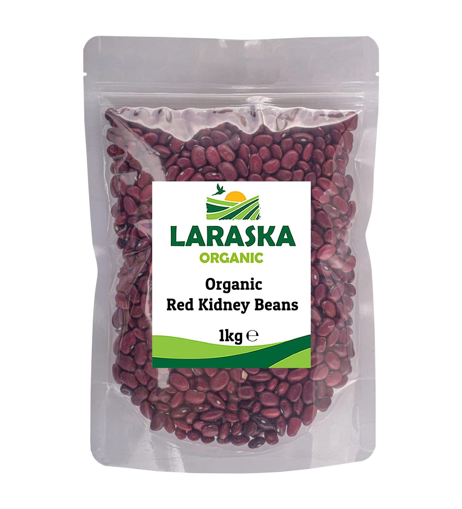 Organic Red Kidney Beans 1kg - Certified Organic, Vegan, and High Protein - Buy Online on GoSupps.com