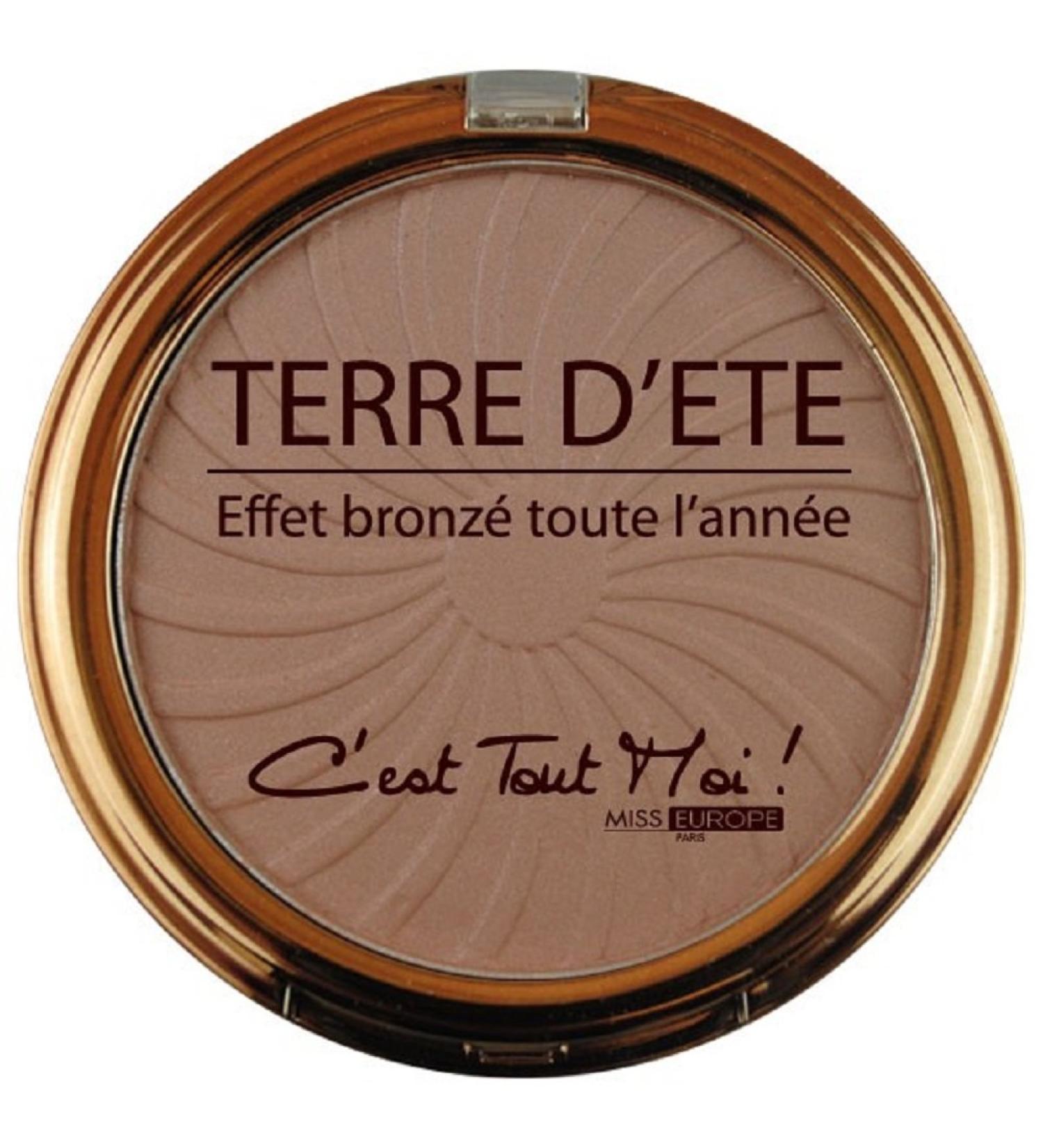 Sun powder make-up compact tan color Yellow 12 gr