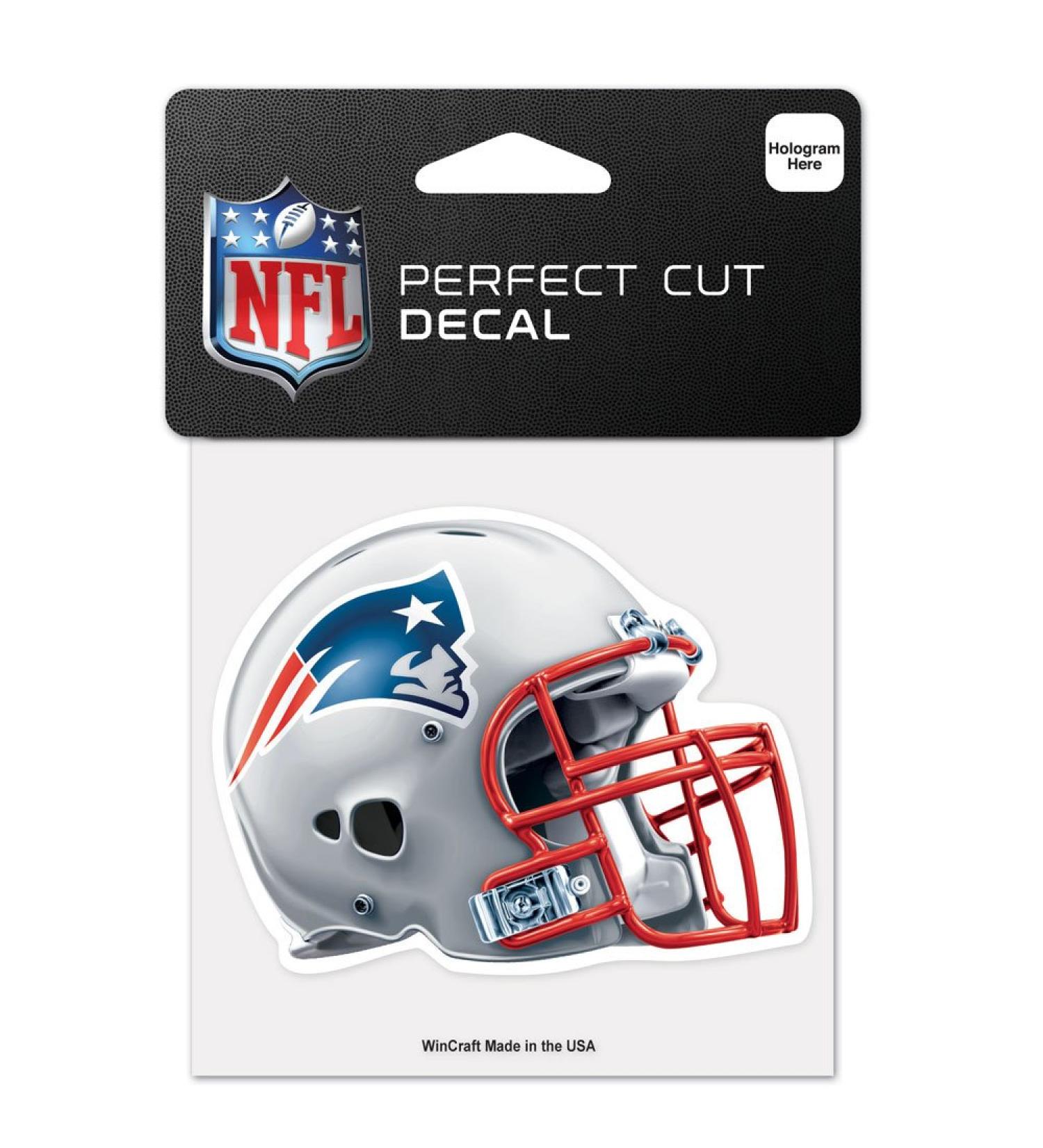 WinCraft NFL Unisex Adult Standard New England Patriots 4" x 4" Black