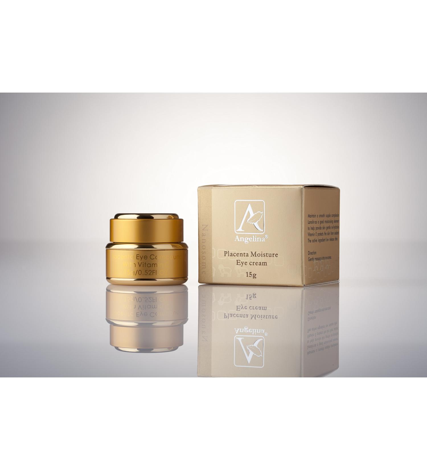 Shop Angelina Nanosome Placenta Moisture Eye Cream (15g) - Anti-Aging & Hydrating for Eyes - International Shipping Available - Buy Online on GoSupps.com