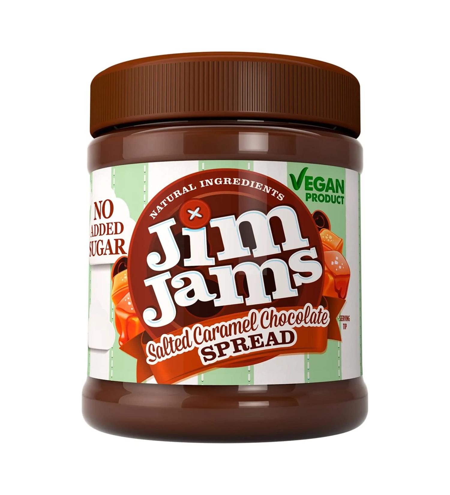 JimJams No Added Sugar Salted Caramel Chocolate Spread 330g