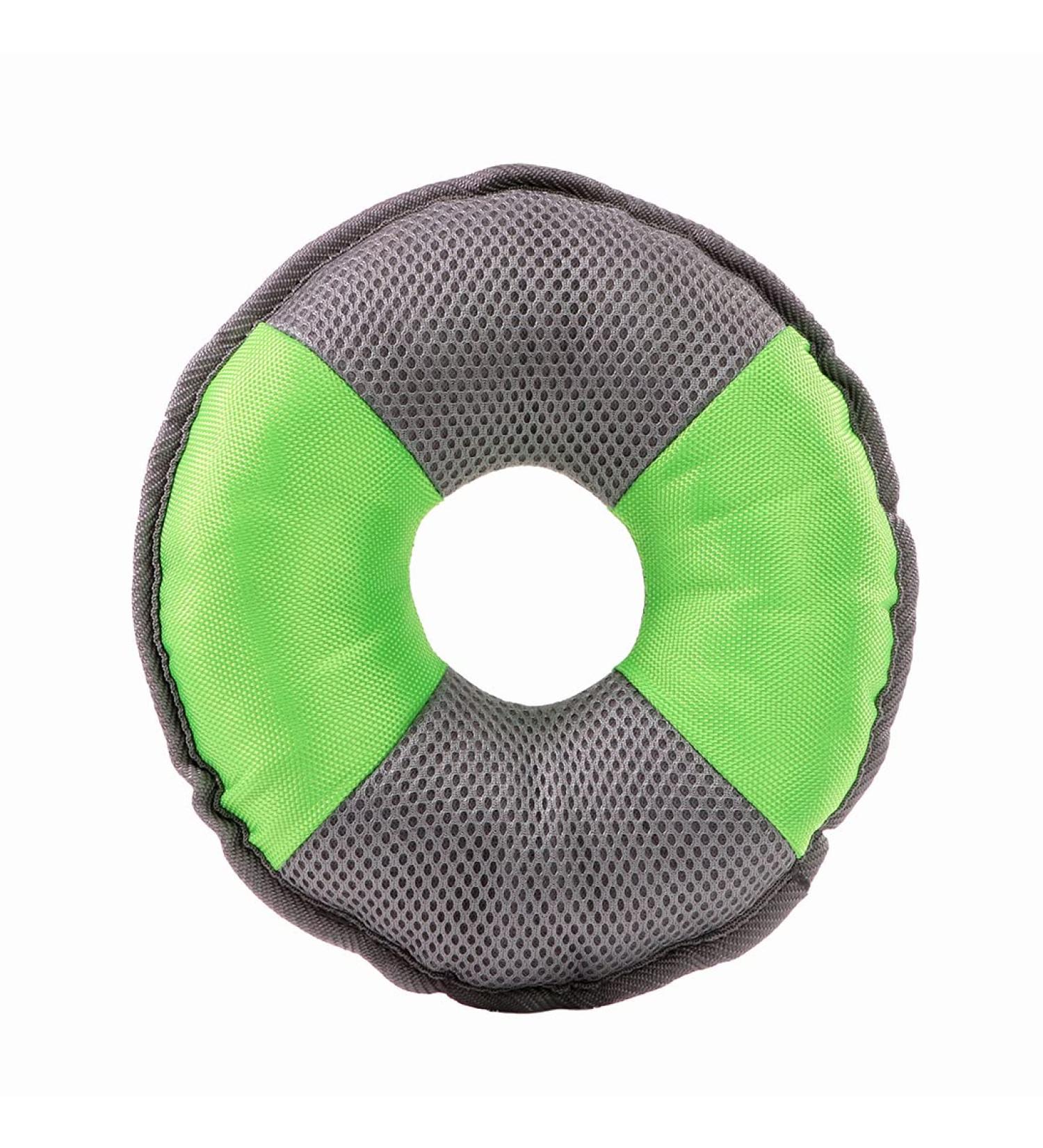 Minifeet Flying Disc Dog Toy - Medium Green & Gray | Ideal for All Dogs - Perfect for Puppies & Adults | Durable Fun for Playful Pets - Buy Online on GoSupps.com