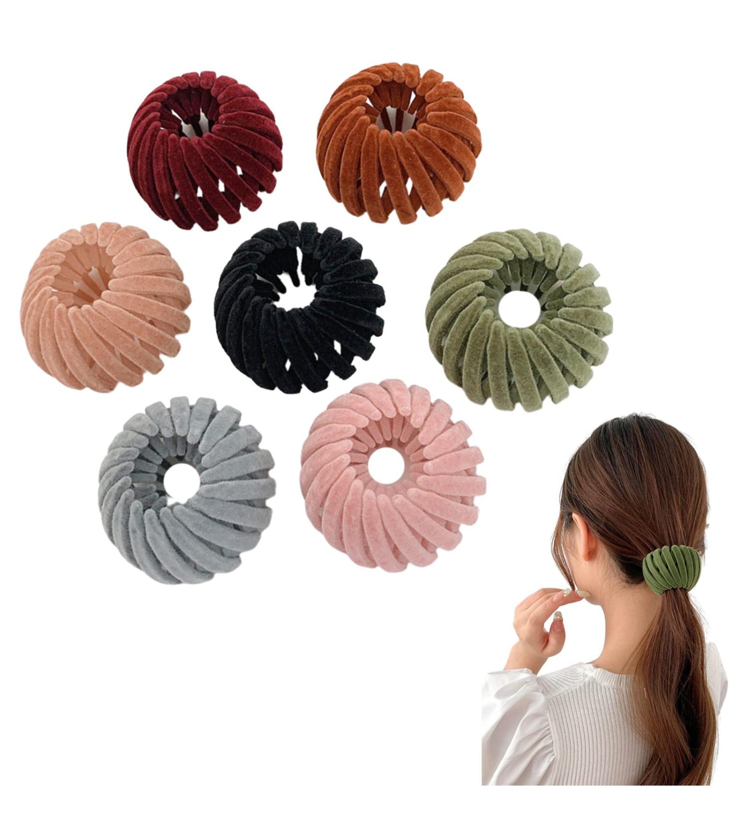 Bird Nest Hair Clip Set - 7 Vintage Expandable Ponytail Clips & Accessories for Women & Girls | Shop Now! - Buy Online on GoSupps.com