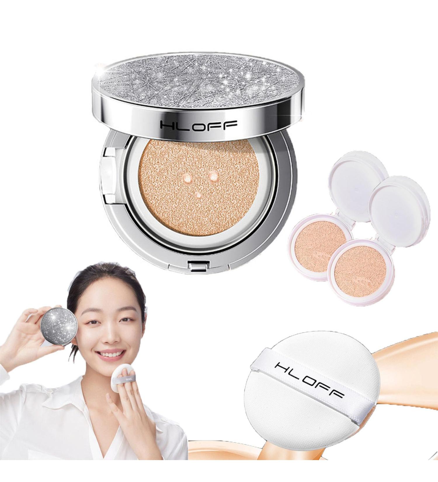 Star And Wish Air Cushion BB Soft Mist Cushion Bb Cream Full Coverage Oil Control Concealer Makeup (Ivory White) - Buy Online on GoSupps.com