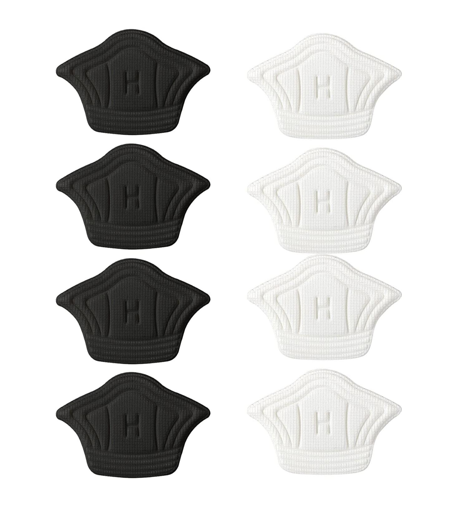 4 Pairs Heel Grips - Self-Adhesive Cushion Inserts for Men & Women | Prevent Heel Slipping & Blisters in Loose Shoes & Boots - Buy Online on GoSupps.com