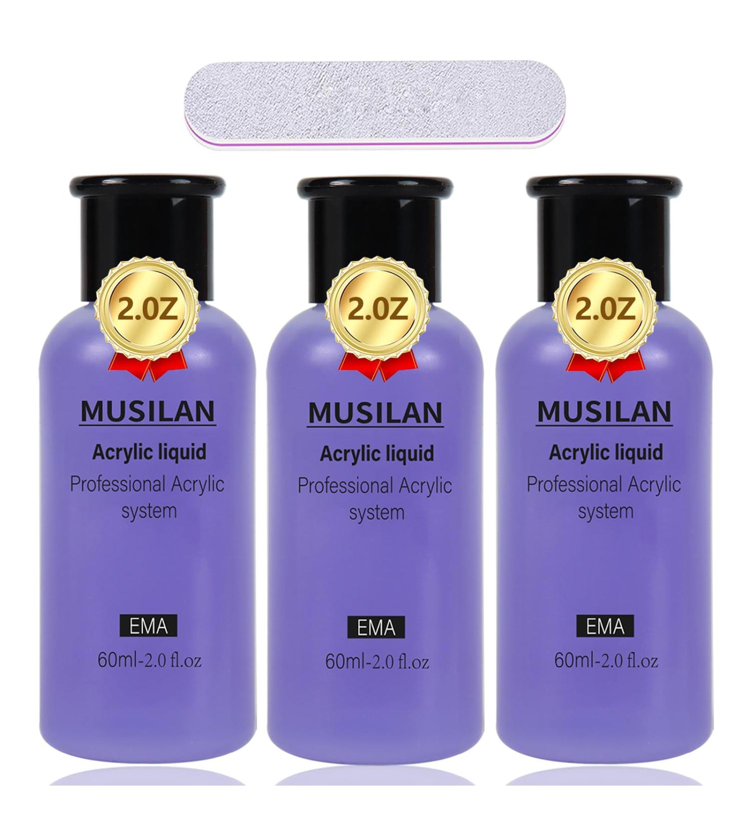 Buy Monomer Acrylic Nail Liquid 6oz - Professional MMA Free Quick Dry 180ml for Acrylic Extensions & 3D Nail Art - Buy Online on GoSupps.com