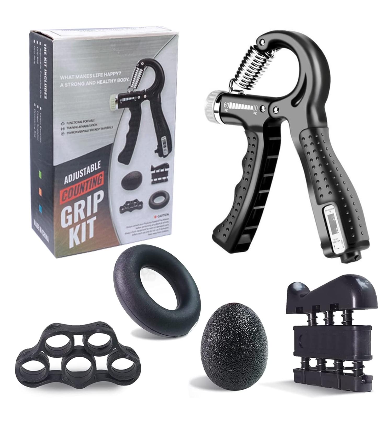 Newaner Hand and Finger Trainer Forearm Trainer Accountant with Adjustable Gripping Forearm Finger Trainer Hand Trainer  - Buy Online on GoSupps.com