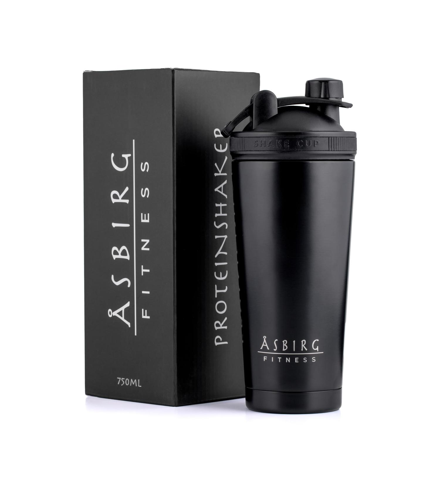 Asbirg Thermos Protein Shaker | 750ml Hot & Cold Water Bottle | Best Protein Shaker for Workout & Travel - Buy Online on GoSupps.com