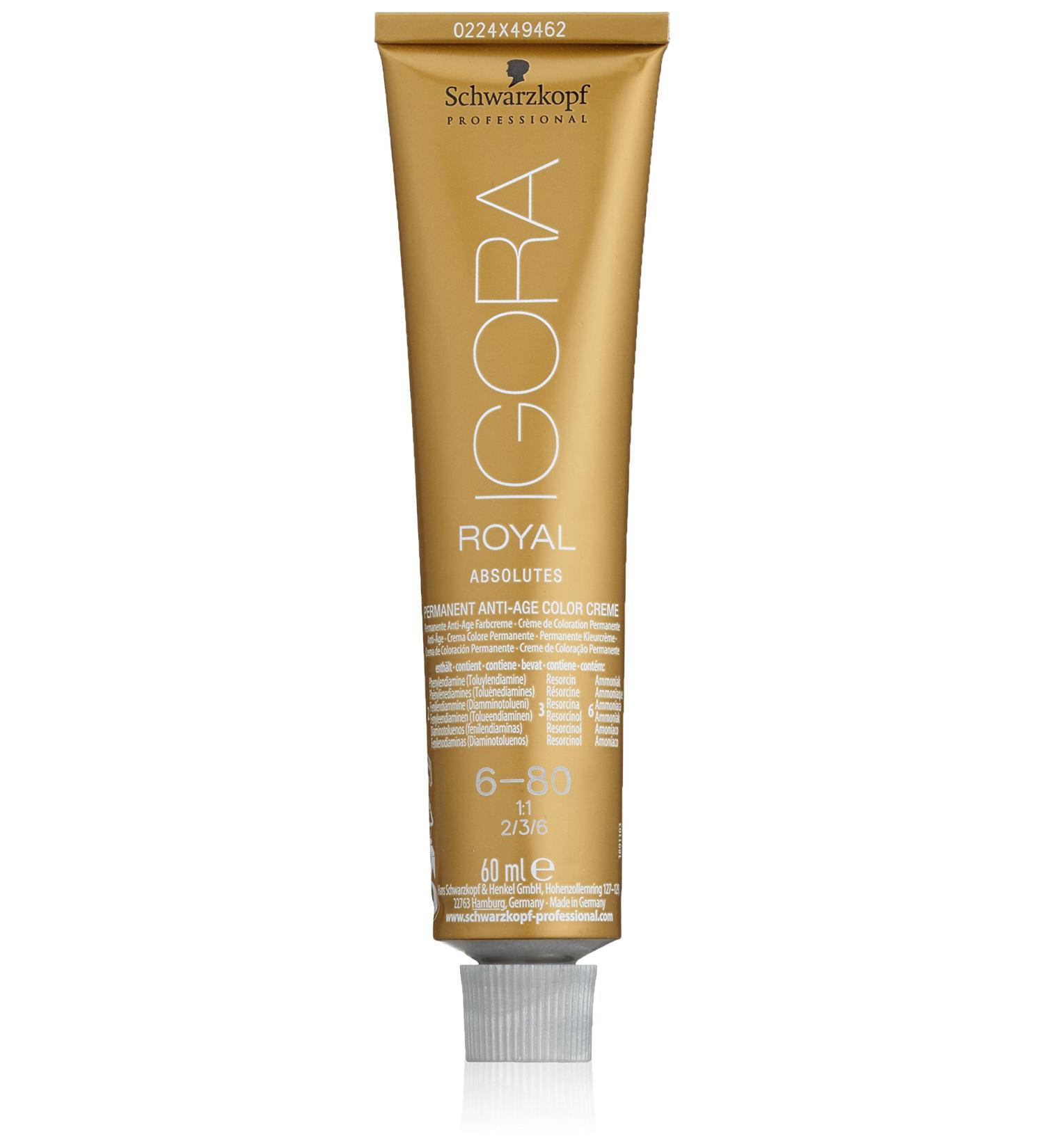 Schwarzkopf IR Absolutes 8-01 Light Blonde Natural Cendr 60ml - Professional Hair Color - Buy Online on GoSupps.com