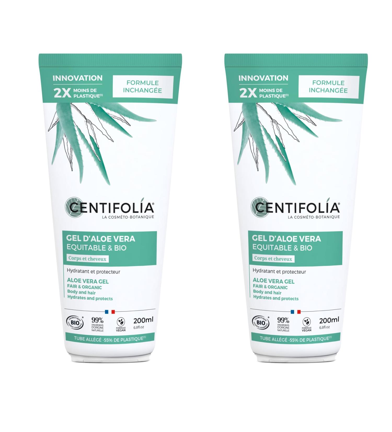  Centifolia CENTIFOLIA | Organic Aloe Vera Gel | Hydrates & Soothes | Fast Absorbing | Fair Trade & Organic Range | Light Texture | Face Neck - Buy Online on GoSupps.com