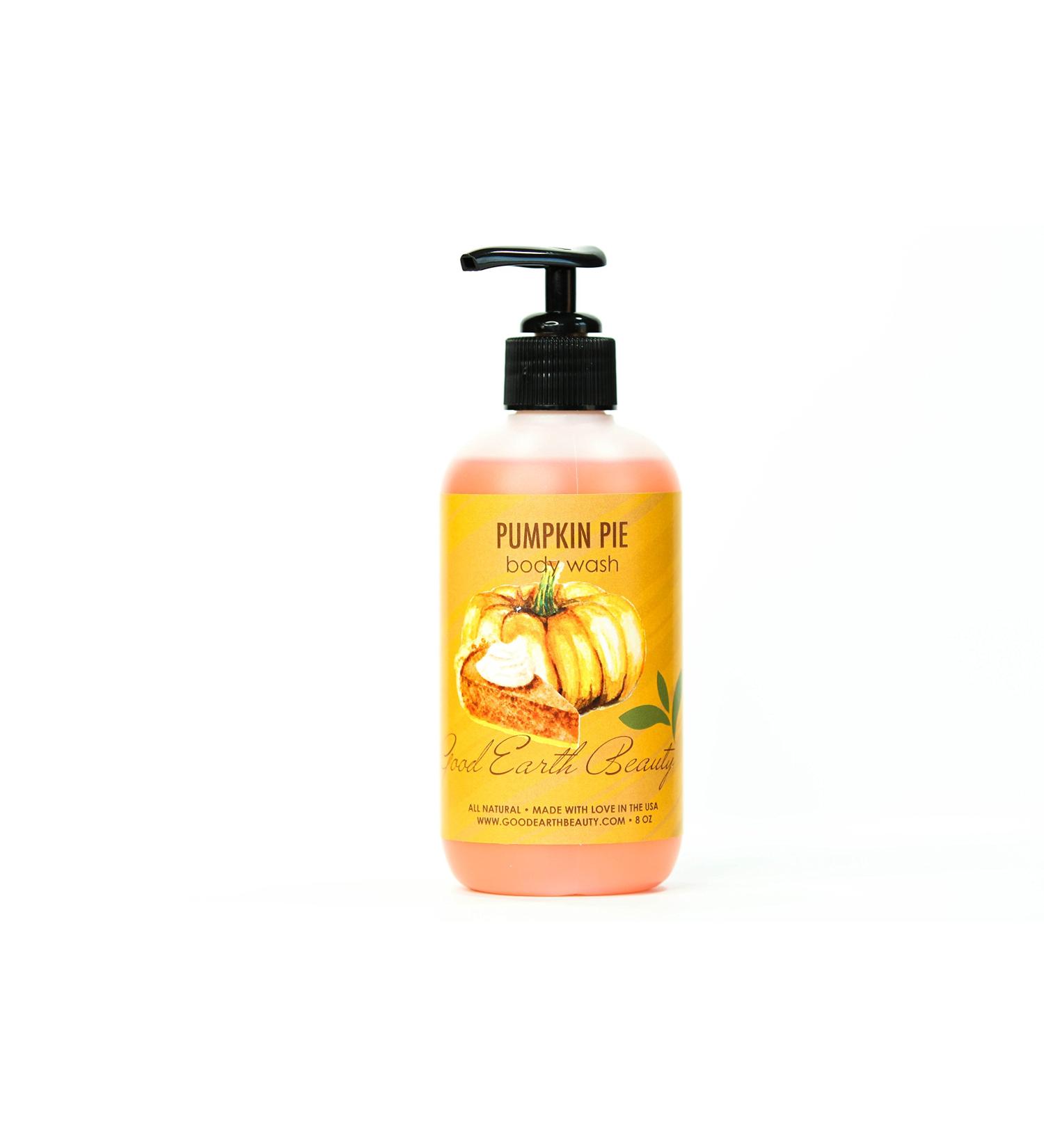 Natural Body Wash - Pumpkin Pie - 8 Ounce Pump