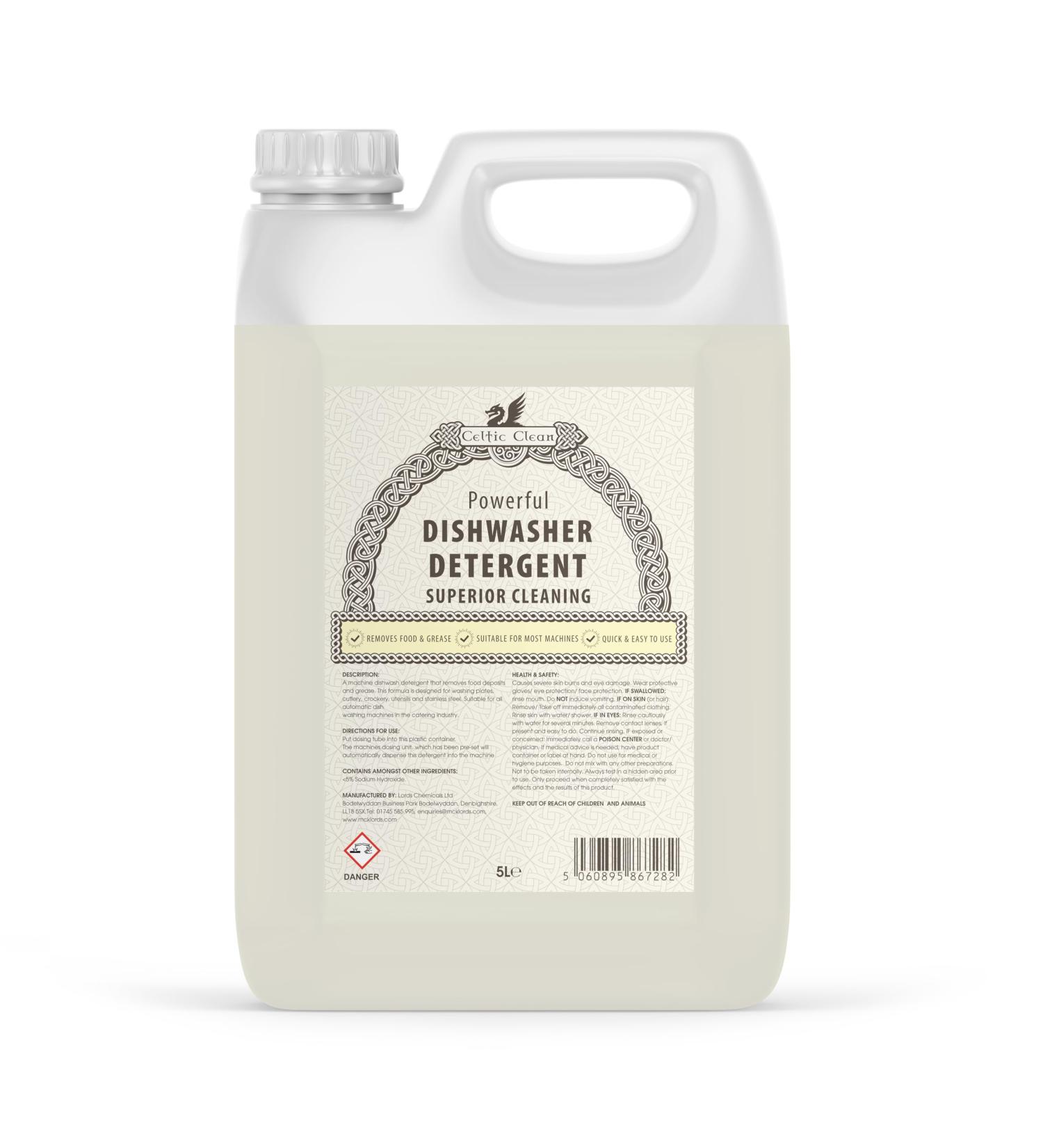 Celtic Clean - Dishwasher Detergent - 5 Litre - Buy Online on GoSupps.com