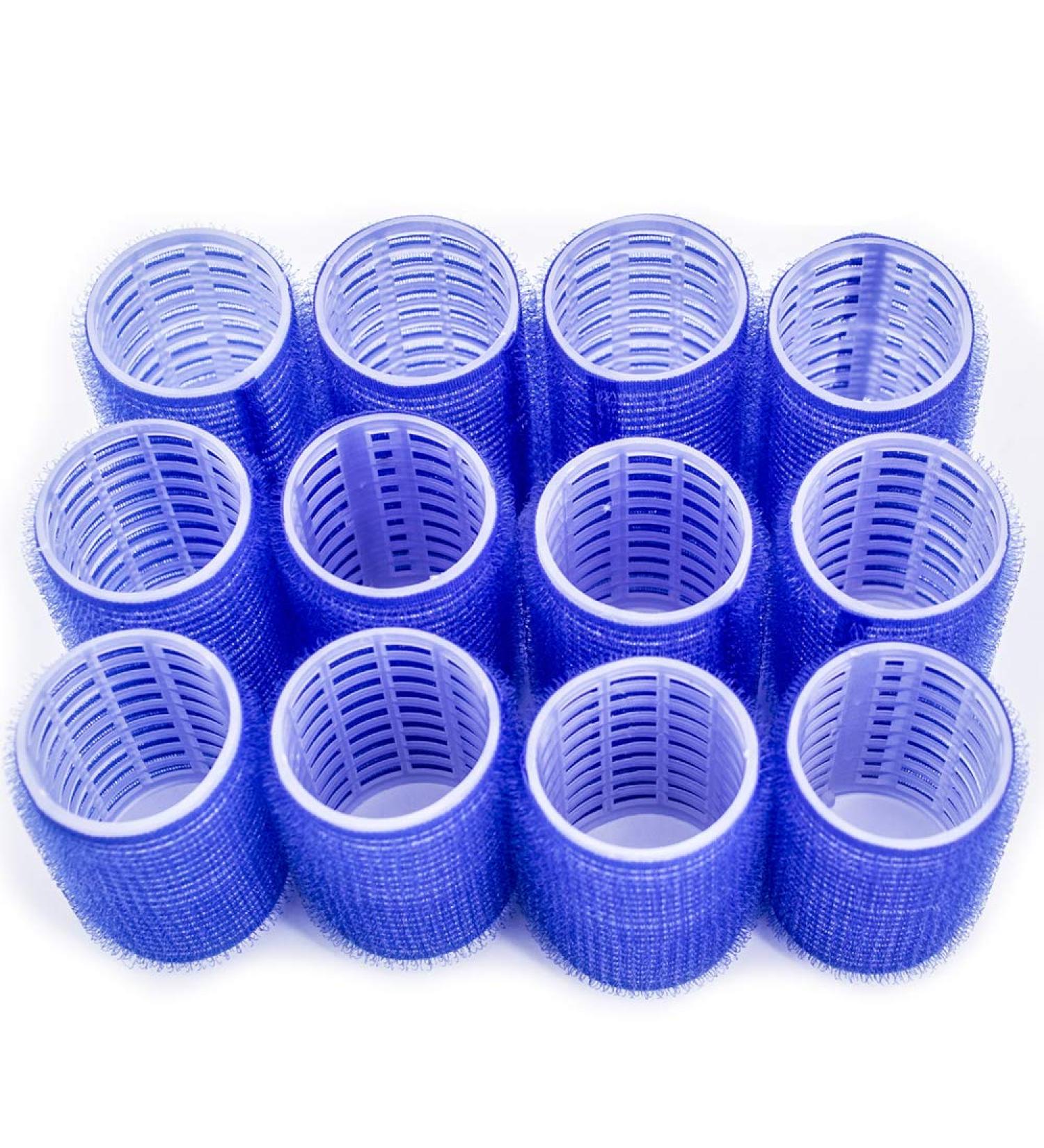 12 Pack Self Grip Salon Hair Rollers for DIY Curly Hairstyles - Large - Buy Online on GoSupps.com