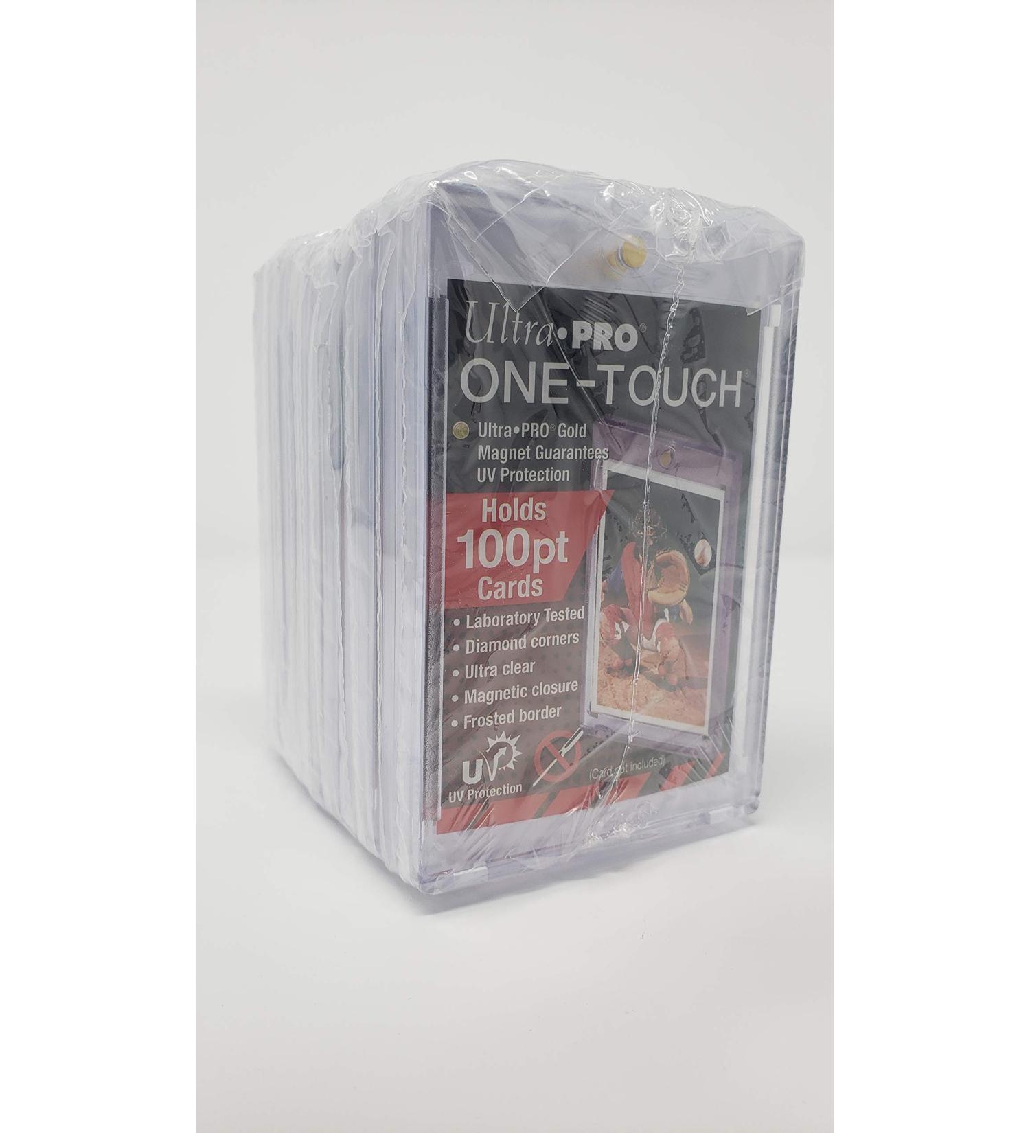 10 Ultra Pro 100pt Magnetic Card Holder Cases - Holds Thick Baseball, Football, Hockey Cards