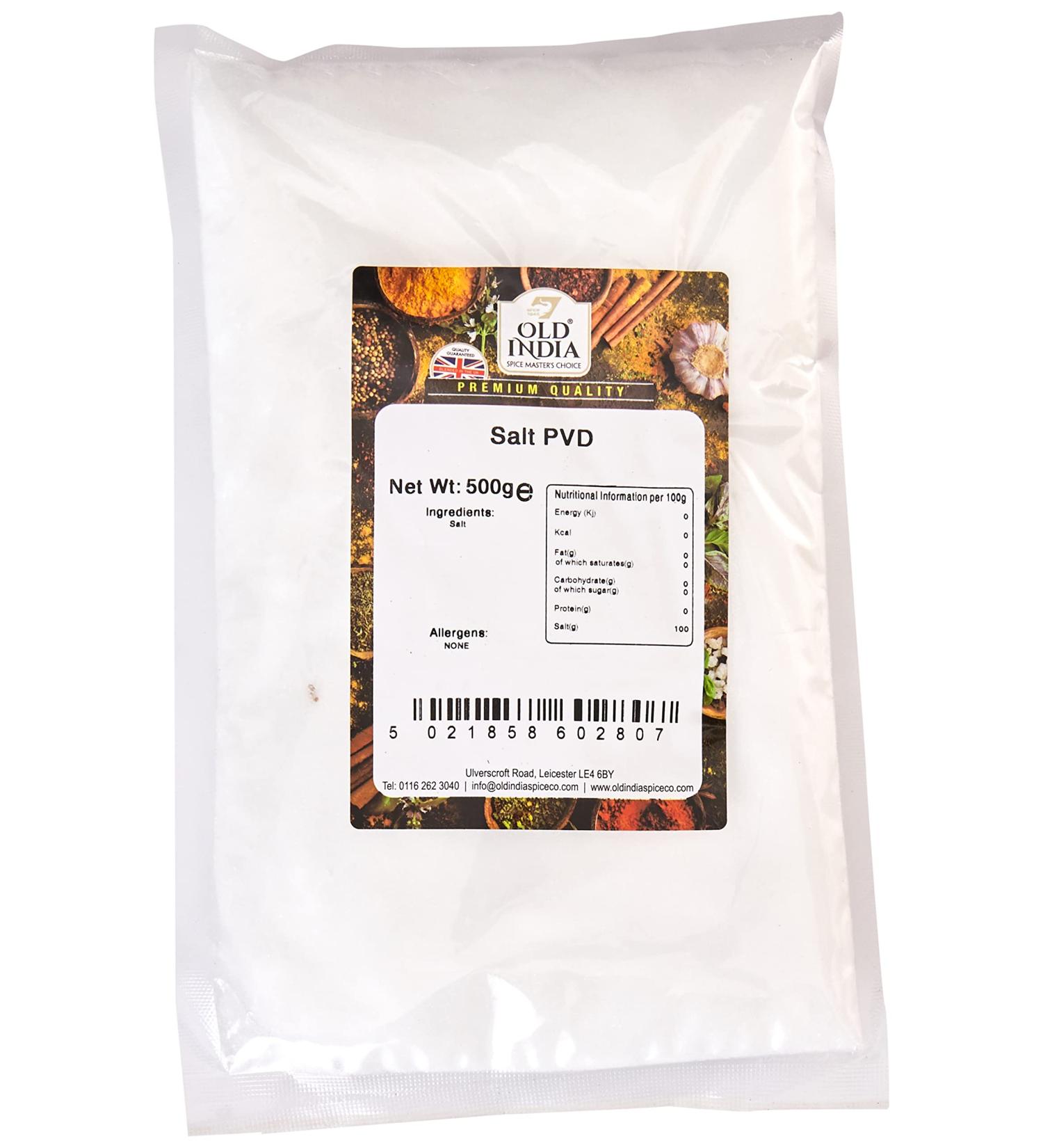 Old India Salt PVD 500g - Premium Quality Salt for Cooking and Seasoning - Buy Online on GoSupps.com