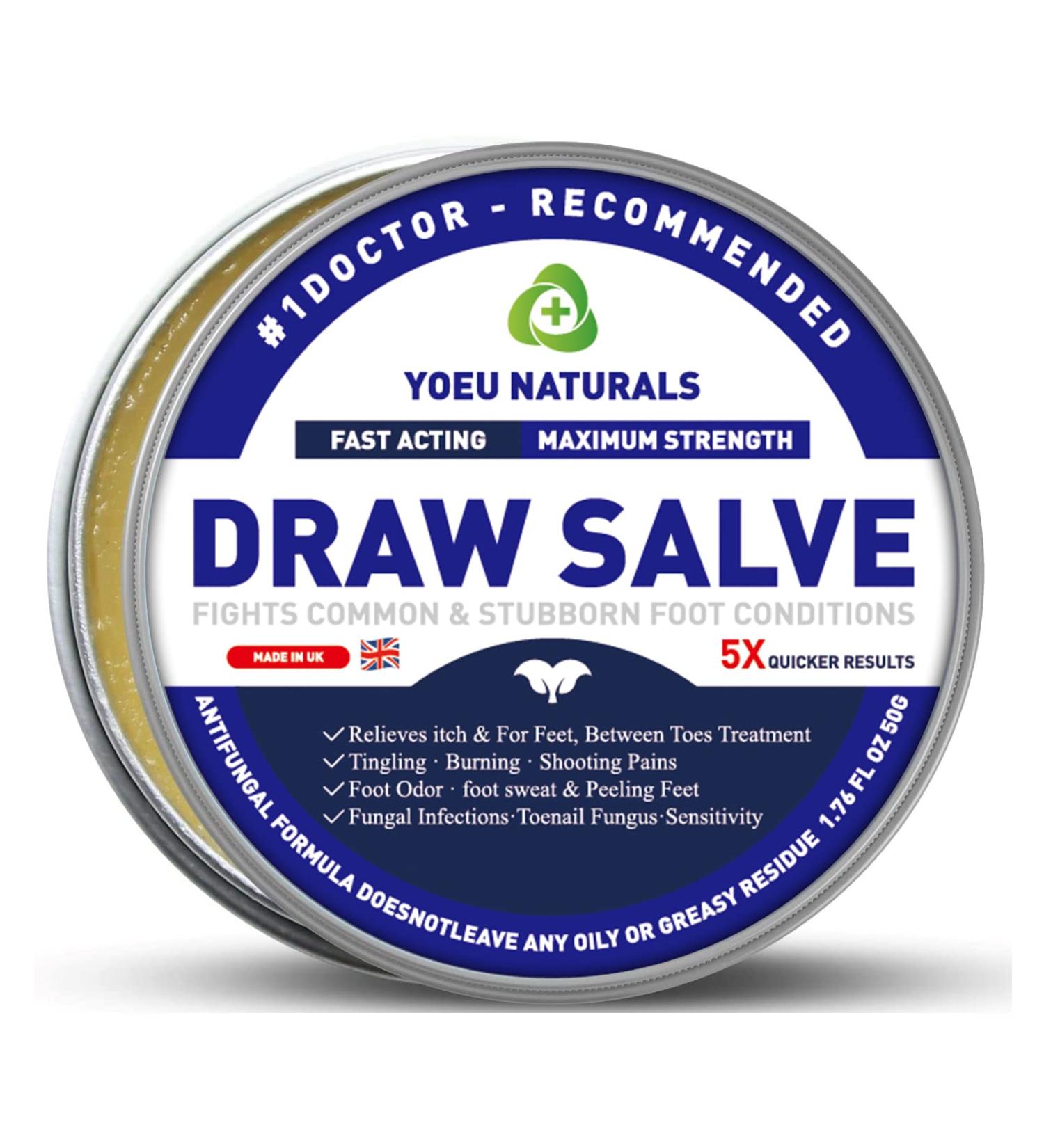 Antifungal Cream for Itchy Feet Relief - Jock Itch, Foot Odor, Ringworm, Psoriasis, Eczema, Rash - Athlete's Foot Treatment - Fast Relief - 1.76 Oz (Pack of 1) - Buy Online on GoSupps.com