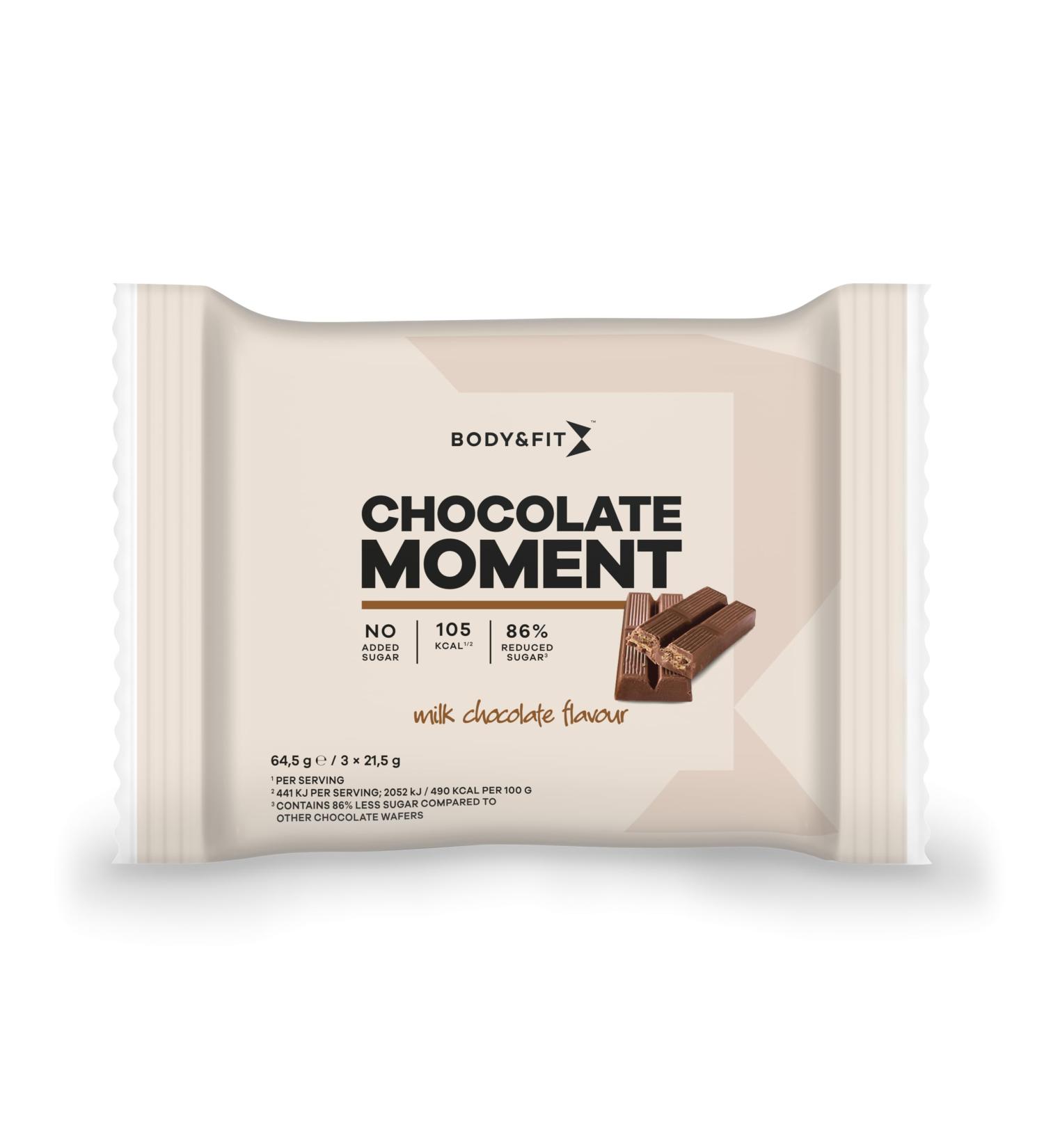 Cholocated wafer without added sugars - Chocolate Moment - Box of 14