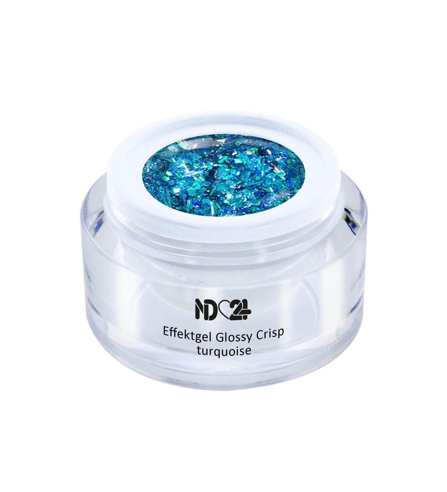 UV LED Effect Gel - Glossy Crisp Turquoise Green - Studio Quality Made in Germany - 5ml | International Shipping - Buy Online on GoSupps.com