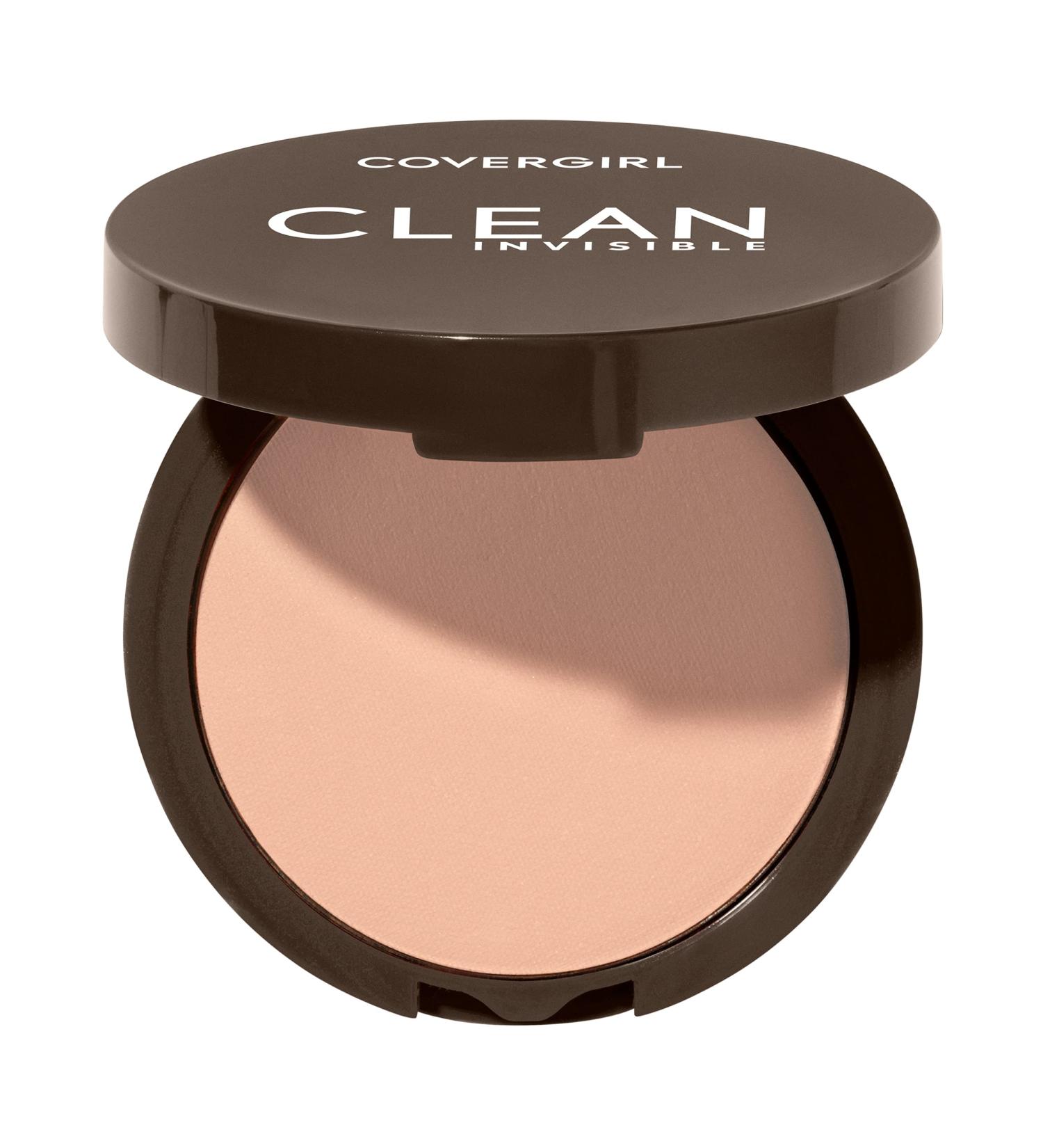 Covergirl Clean Invisible Pressed Powder - Lightweight Vegan Formula - Classic Beige 130 - 0.38oz - Buy Online on GoSupps.com