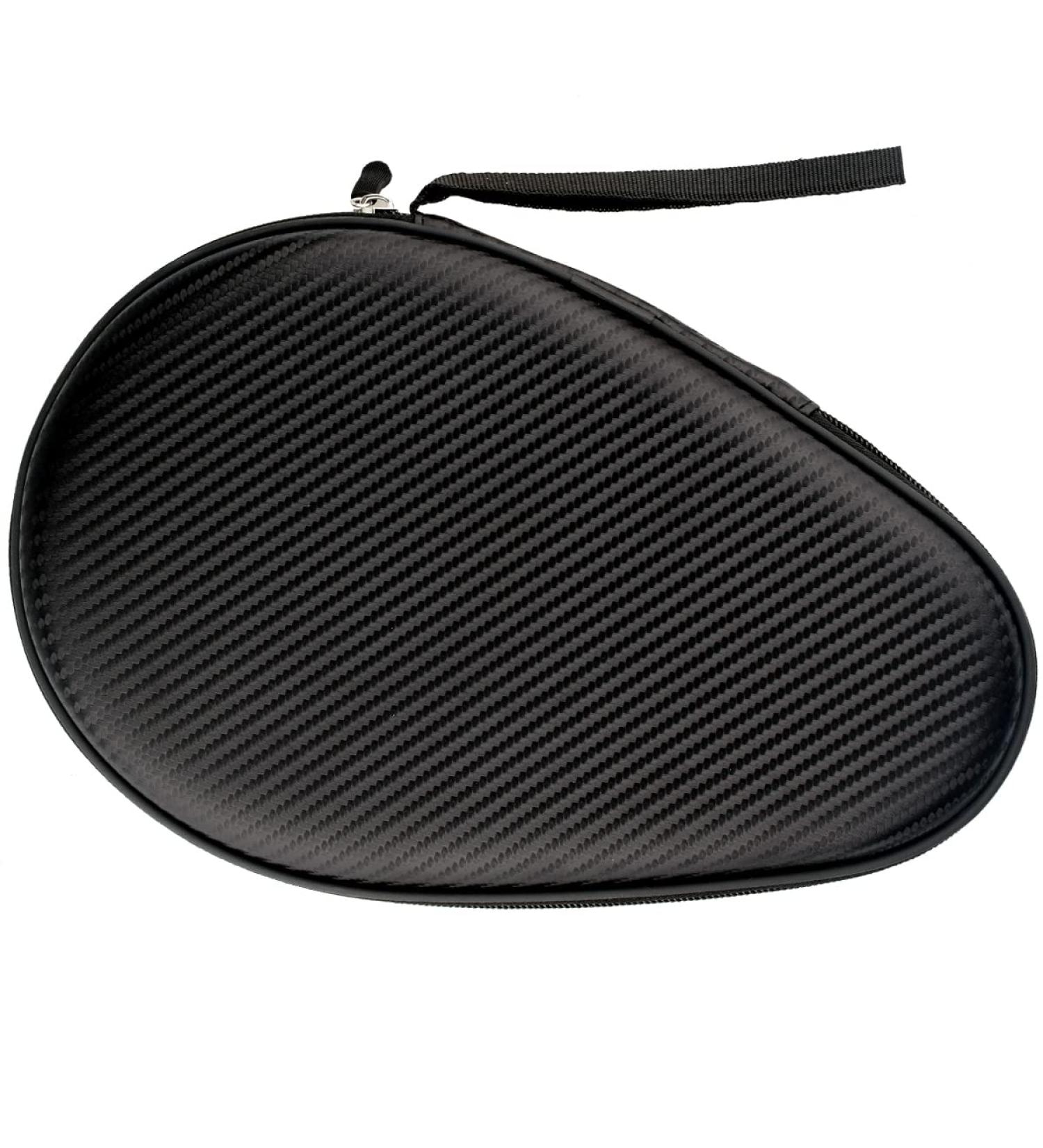 Rintifia Hard Shell Ping Pong Paddles Case - Portable Storage Bag for 2 Rackets - Table Tennis Cover for Balls - Drop-Resistant & Durable - Black - Buy Online on GoSupps.com