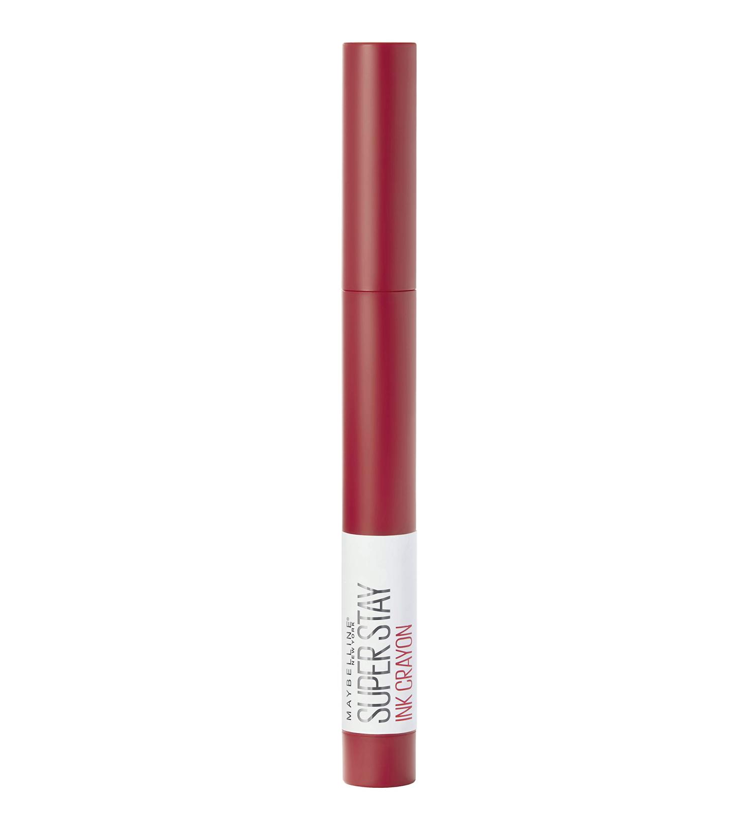 MAYBELLINE New York Super Stay Ink Crayon Lipstick No. 45 Hustle in Heels - Long-lasting Matte Finish - 1.5g International Shipping Available - Buy Online on GoSupps.com