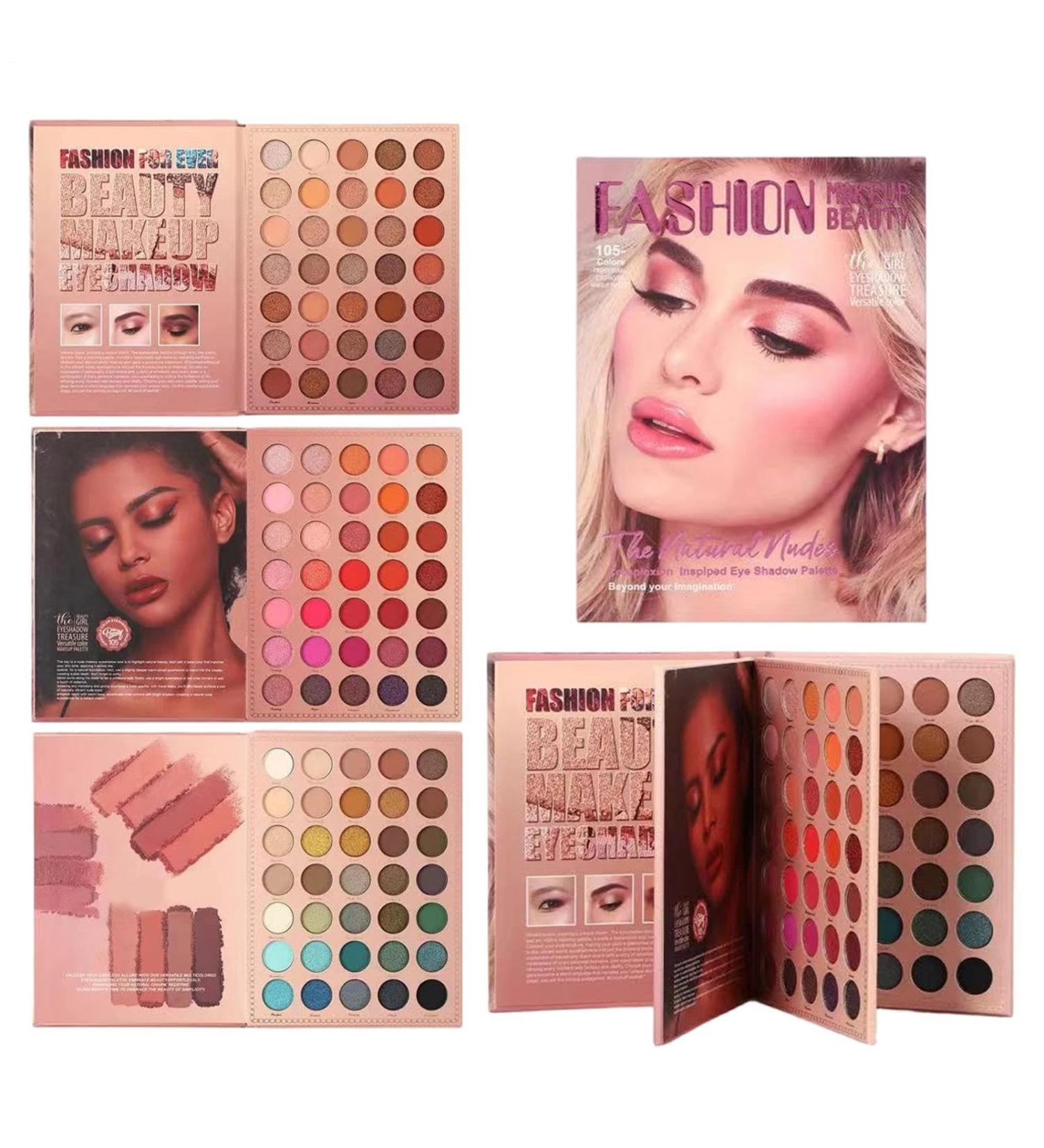 Palette Maquillage Livre - 105 Couleurs Fard Paupi res Imperm able Tenue Longue - Palette Maquillage Voyage Pour Femmes Artistes Mariage Soir es Bureaux Voyage et Quotidien - Buy Online on GoSupps.com
