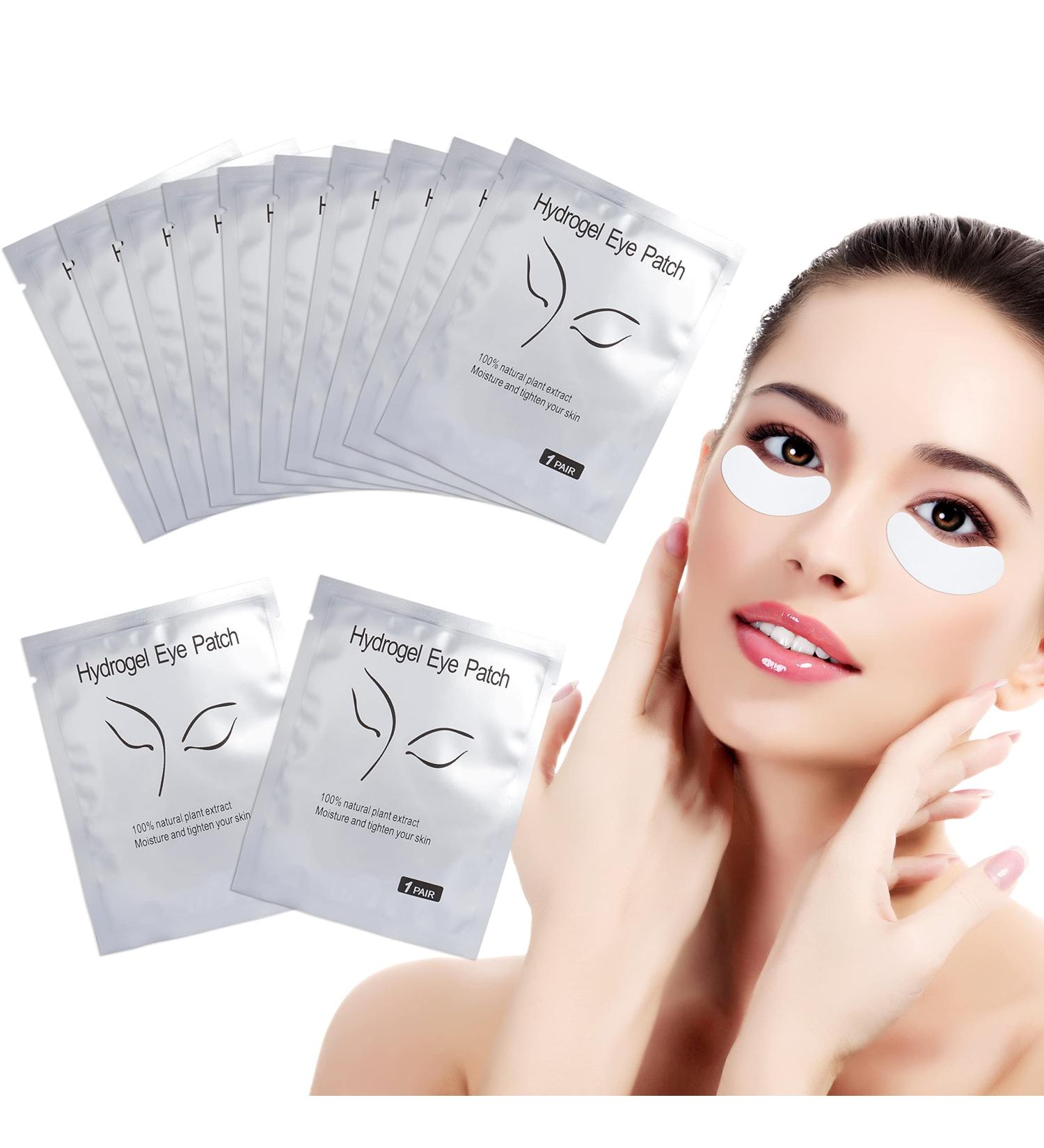 Fanshionide 50 Pair Eyelash Extensions Eye Pads - Lint Free Gel Patches for Perfect Eyelash Applications - International Shipping Available - Buy Online on GoSupps.com