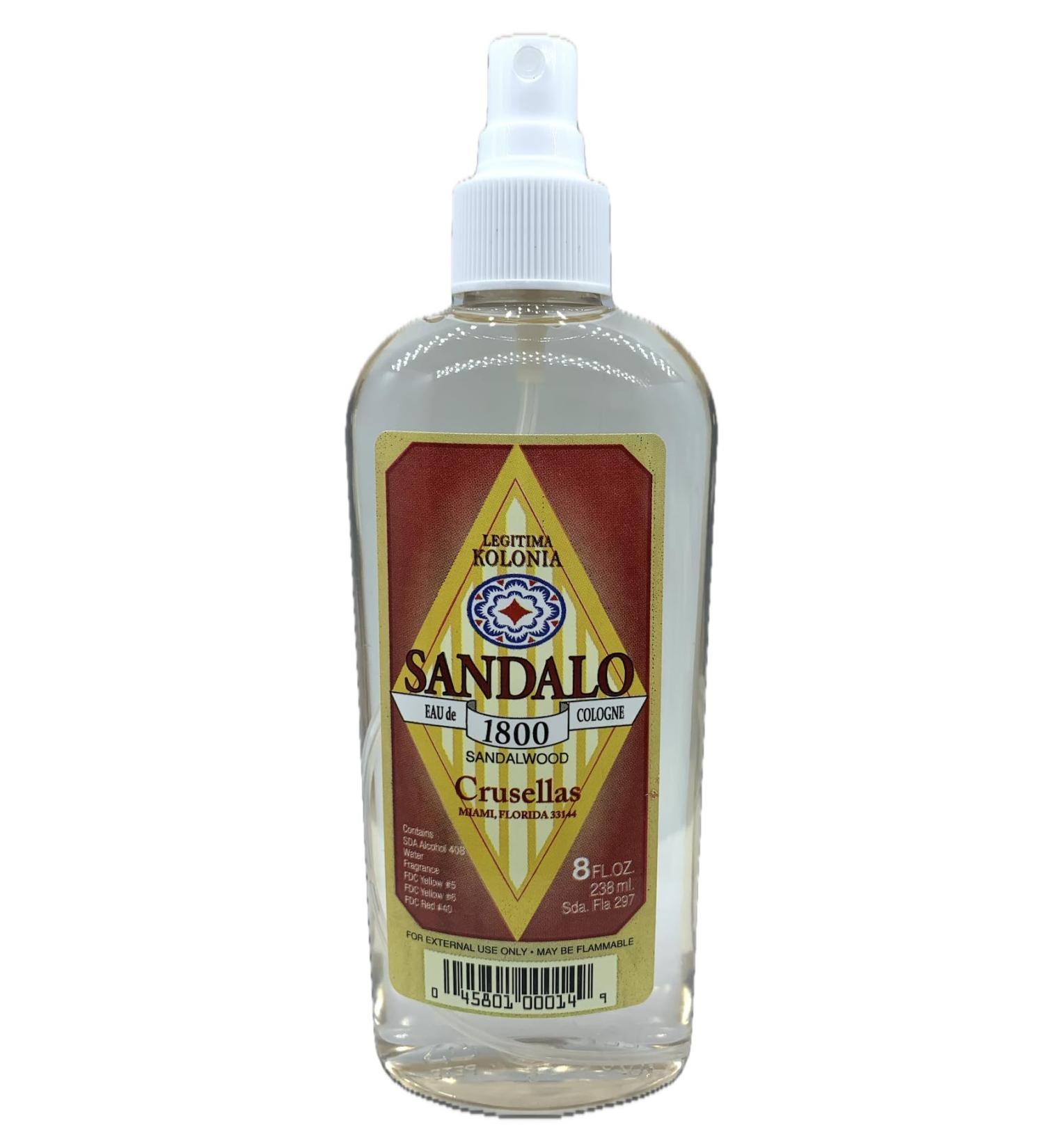 Legitima Kolonia 1800 Sandalwood (Sandalo) Cologne Pump Spray 8 Fl. Oz. 8 Fl Oz (Pack of 1)