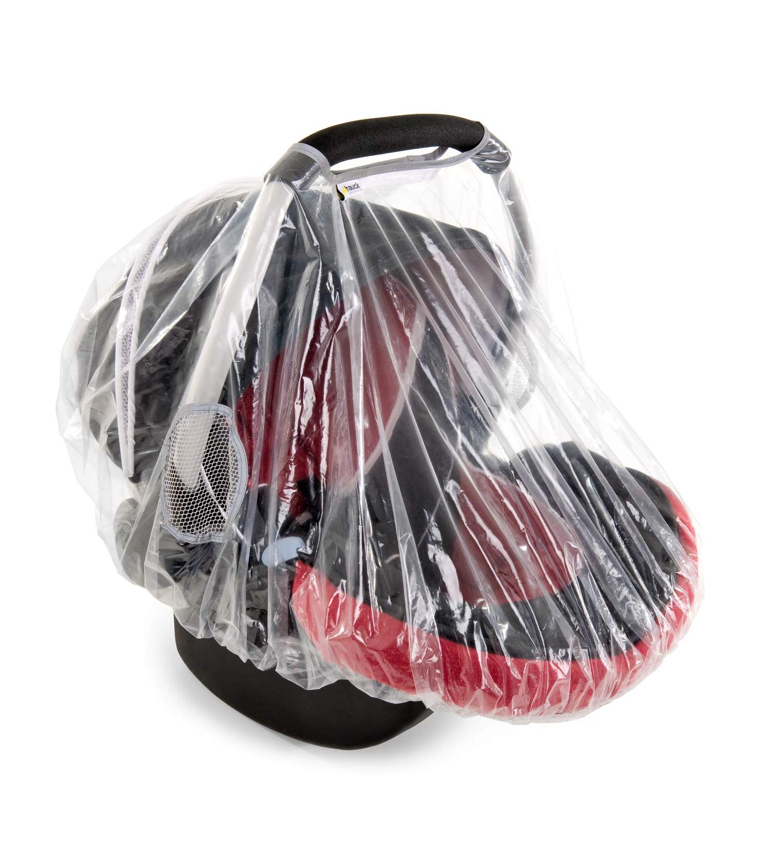 Hauck Universal Rain Cover for Baby Car Seat | Air Circulation & Handle Opening | Transparent | International Shipping - Buy Online on GoSupps.com