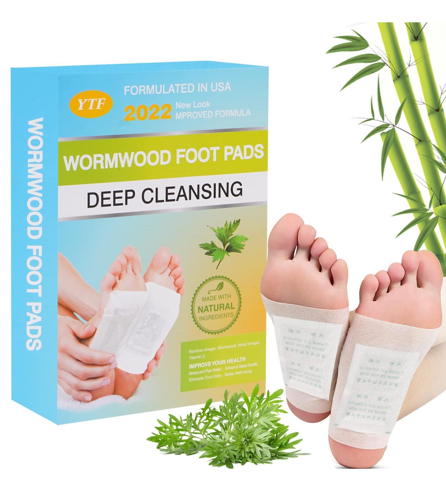 Wormwood Foot Pads - Detox & Relieve Toxin Build-Up | Natural Wellness - Buy Online on GoSupps.com