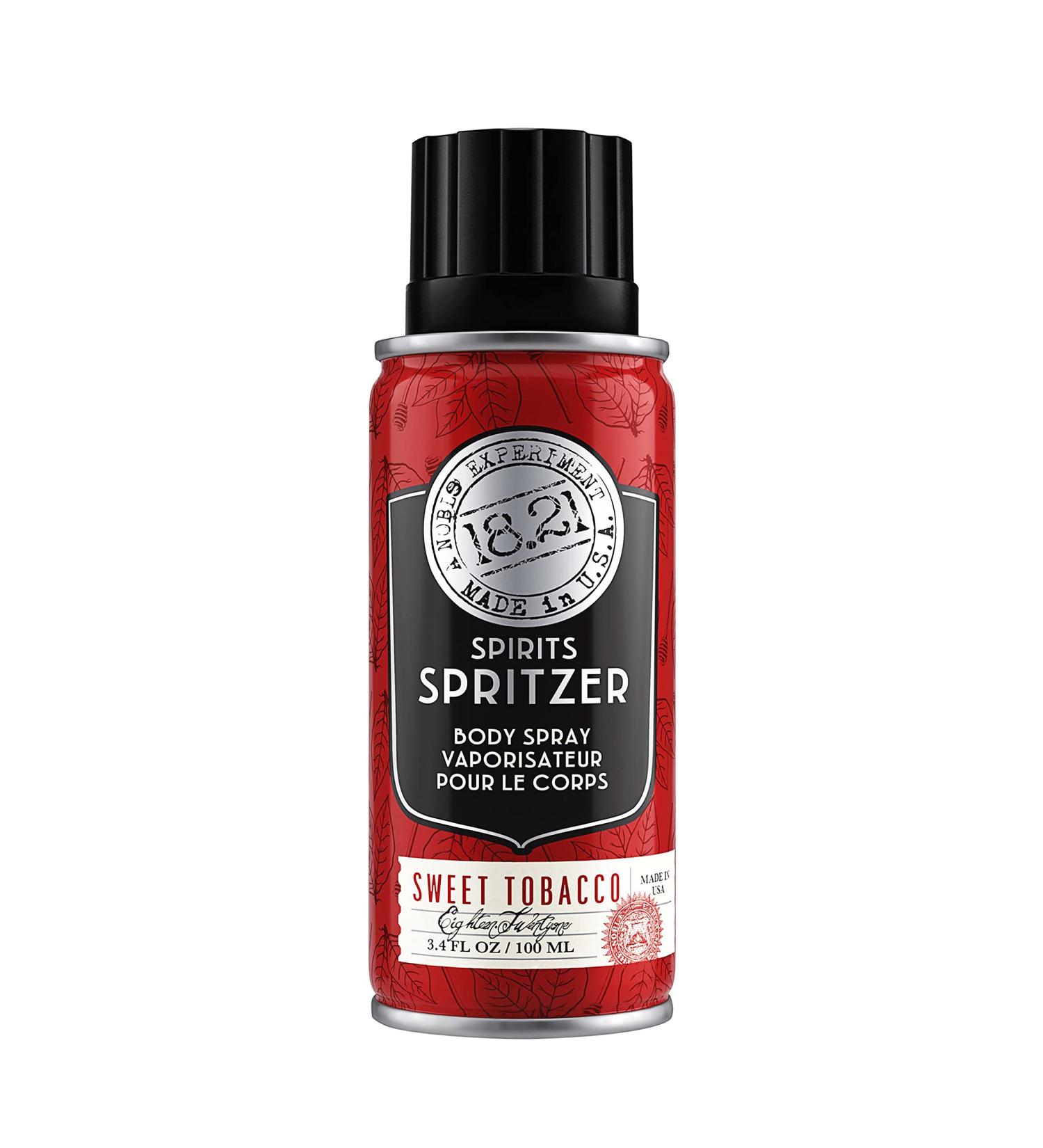 18.21 Man Made Men s Spirits Spritzer 3.4 oz. - Long-Lasting All Over Body Spray with Masculine Aromatics - Gifts for Him Sweet Tobacco - Buy Online on GoSupps.com