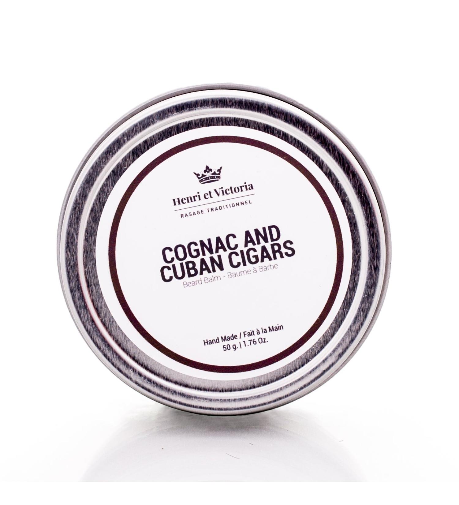 Cognac and Cuban Cigars Beard Balm Moisturizing Non Greasy Simple and Effective Ingredients | Hand made | 50g
