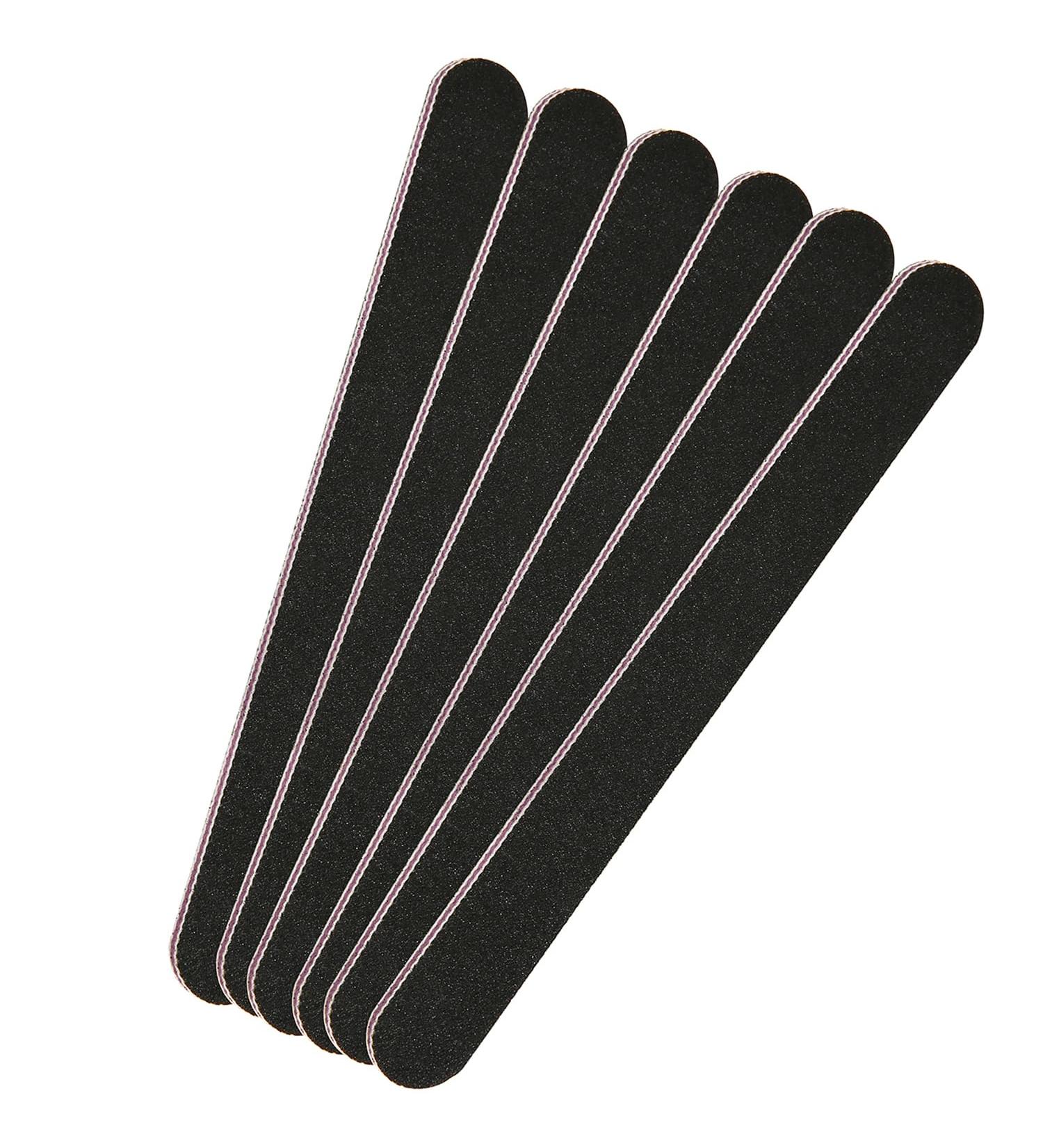 VONKMATT Professional Nail Files 100/180 Grit Double Sided Emery Board - 6 PCS Nail Buffer Files for Home - Buy Online on GoSupps.com