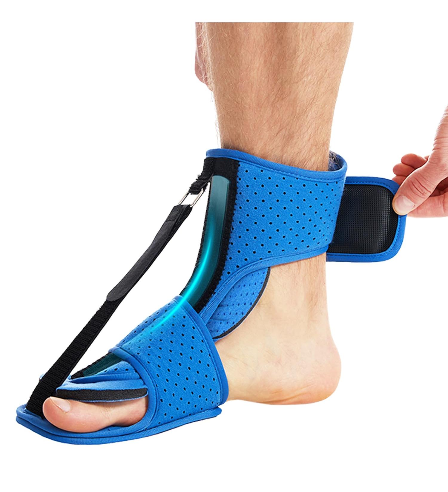 Plantar Fasciitis Night Splint - Adjustable Brace with Arch Support for Relief & Comfort | Orthotic Solution for Achilles Tendonitis & Drop Foot - Buy Online on GoSupps.com