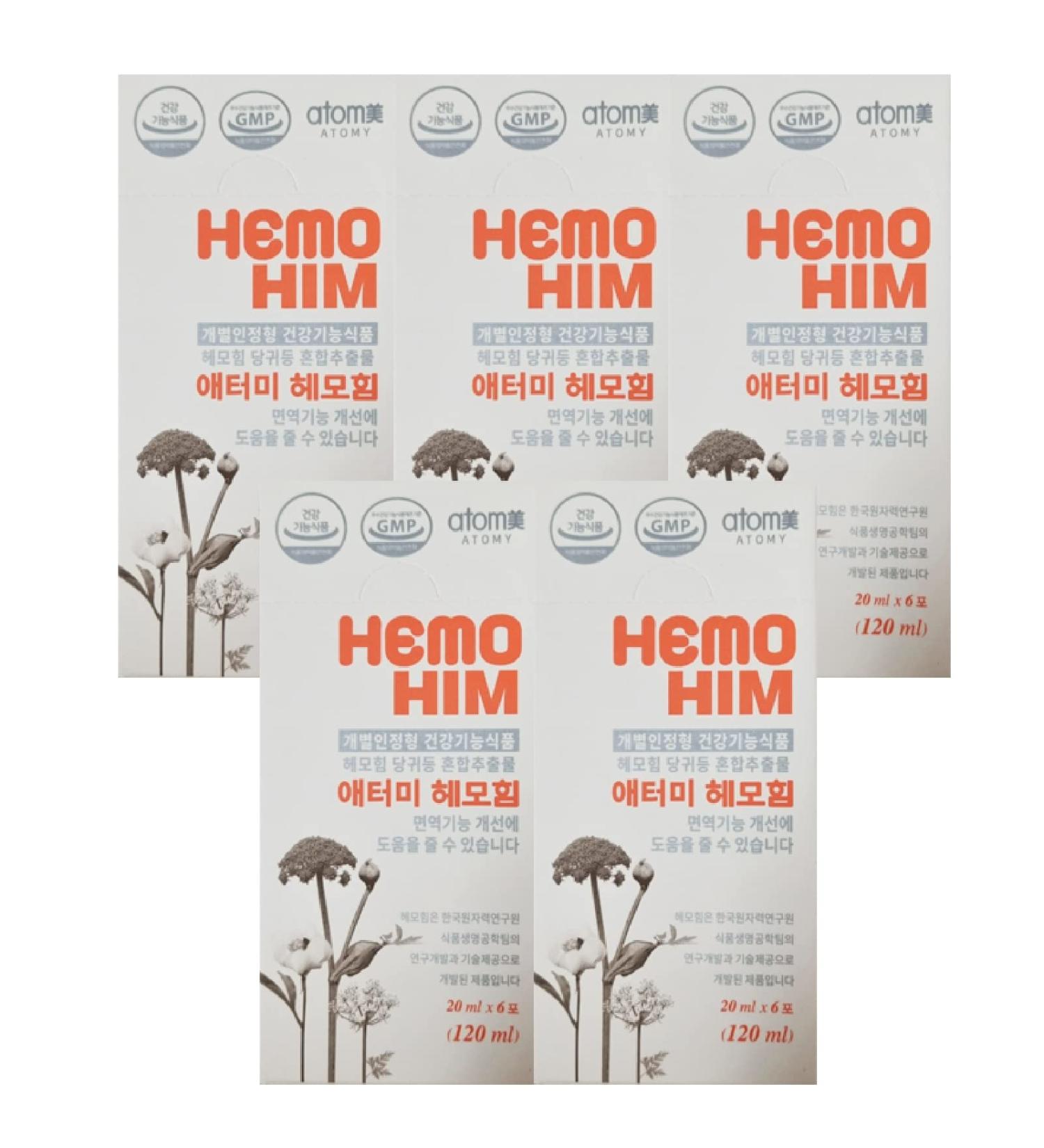 Atomy Hemohim Supplement for Strong Immune System 20ml x 30 sachets pouch (600ml) Herbal Natural Immunity Booster  - Buy Online on GoSupps.com