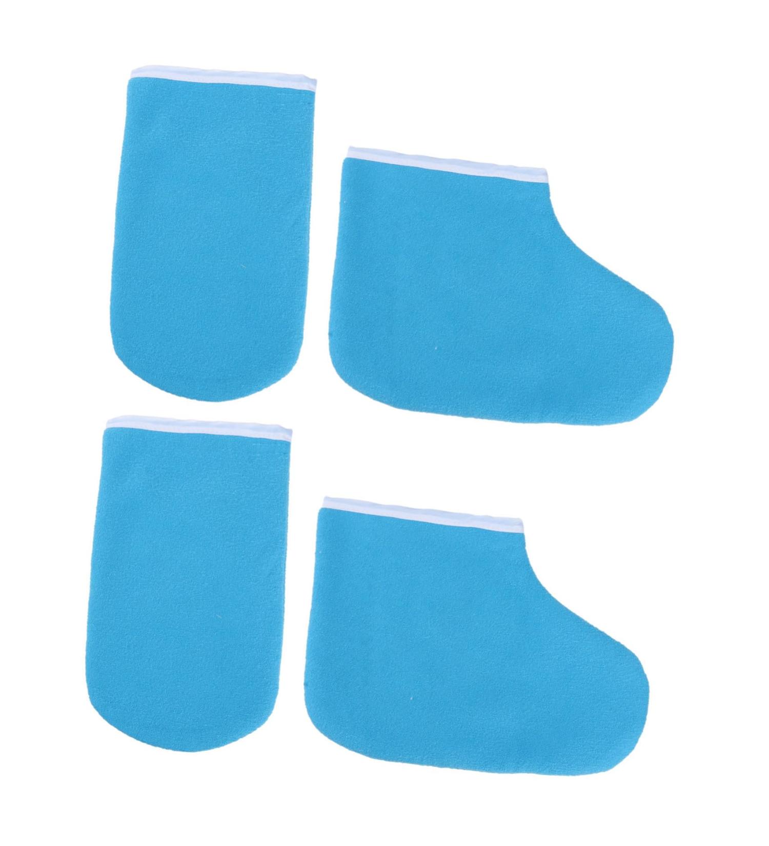 HAPINARY 1 Set Wax Bath Foot Hand Cover Paraffin Glove Spa Booties for Women Wax Bath Hand Cover Spa Glove Socks Wax Gloves for Hands Paraffin Wax Warm Hands Work Nursing Kit - Buy Online on GoSupps.com