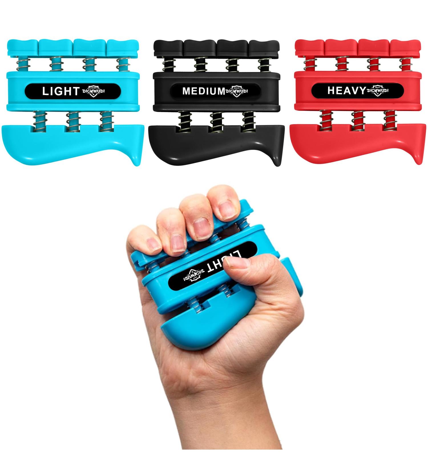 Grip Strength Trainer | Finger & Hand Strengthening Tool for Home Gym Office & Therapy | Ideal for Athletes Musicians & Climbers - Buy Online on GoSupps.com