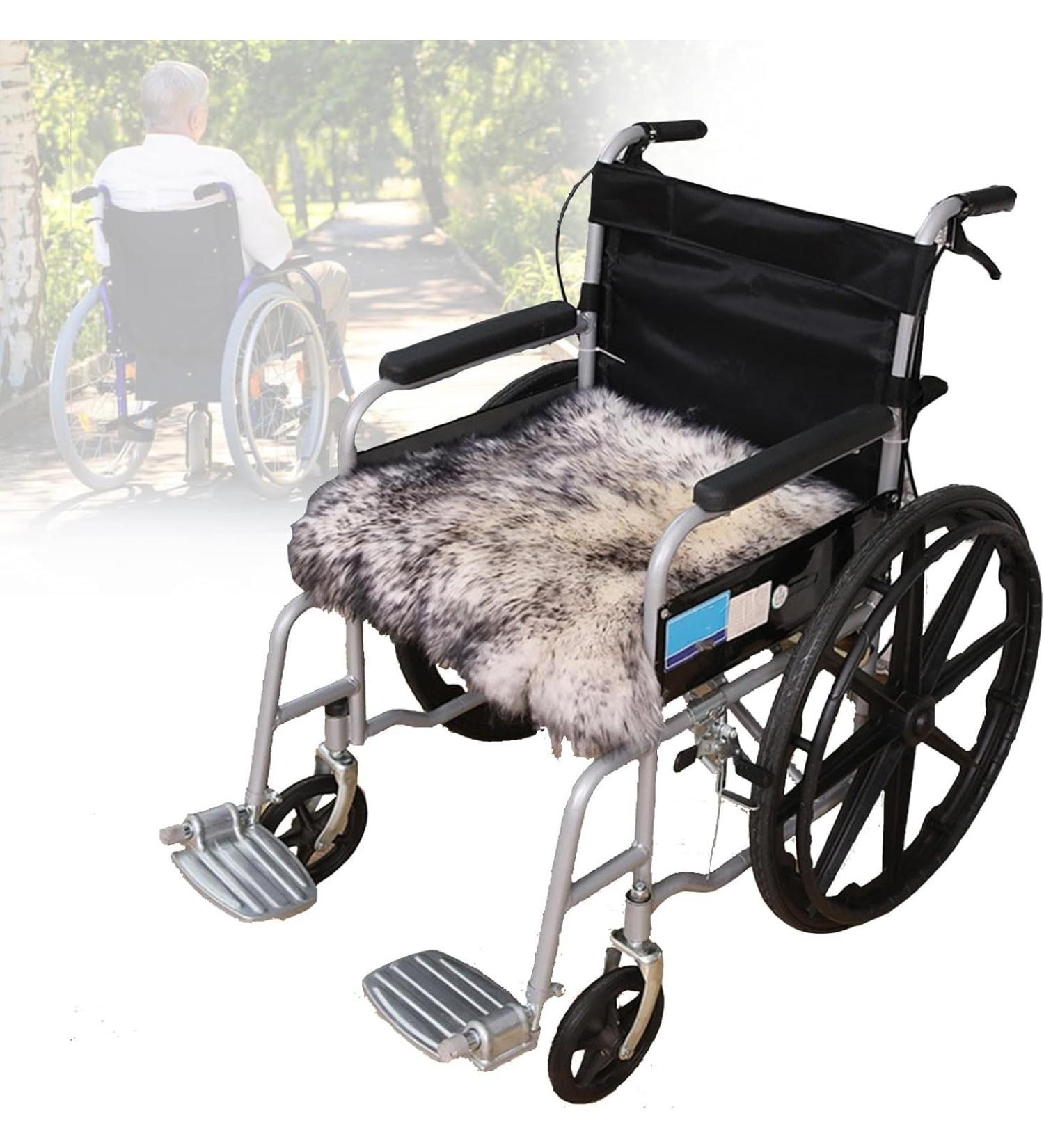 Pure Wool Fleece Top Wheelchair Cushion Winter Warm Wheelchair Seat Cover Fleece Wheelchair Cosy Cushion Soft Seat Cover for Wheelchairs Cars Or Home(5 45 * 45cm) 45*45cm 5 - Buy Online on GoSupps.com