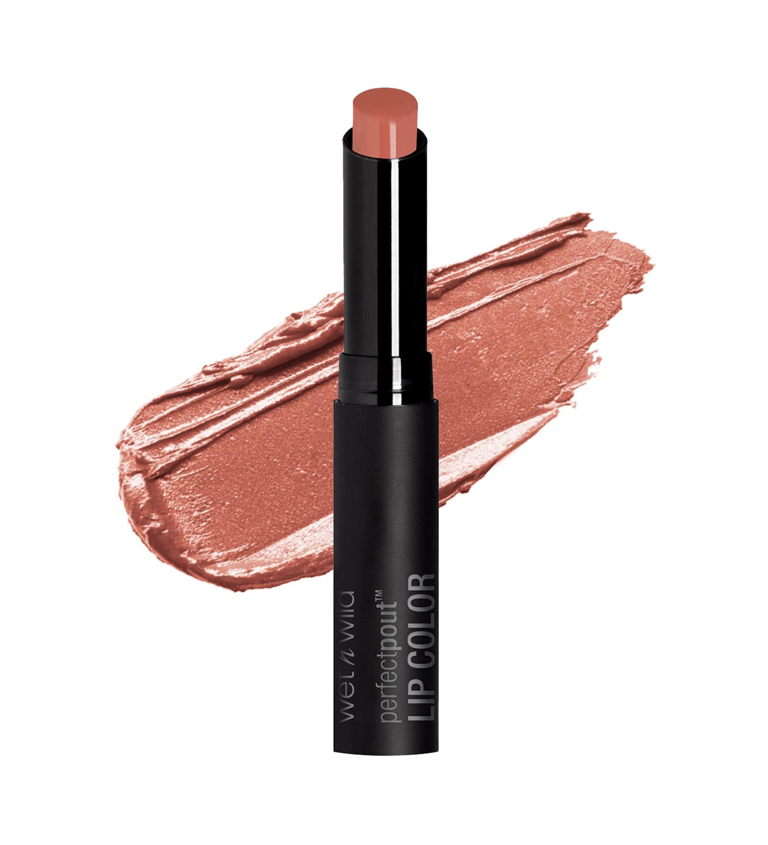 wet n wild Perfect Pout Lipstick Orange Red Bare Your Soul - Vegan, Gluten-Free, Cruelty-Free Lip Color 1.50 oz - Buy Online on GoSupps.com