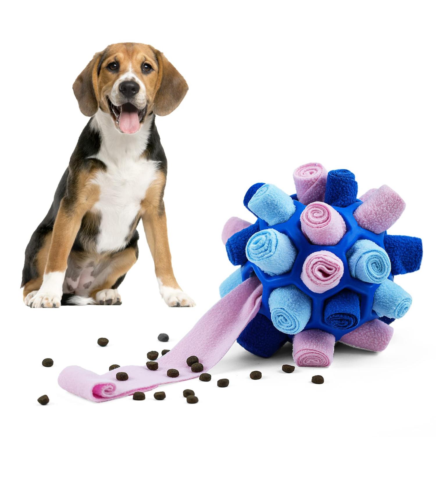 Buy Larimuer Sniffing Ball for Dogs Interactive Snuffle Toy for Small & Medium Pets | Portable Mythical Blue Design - Buy Online on GoSupps.com