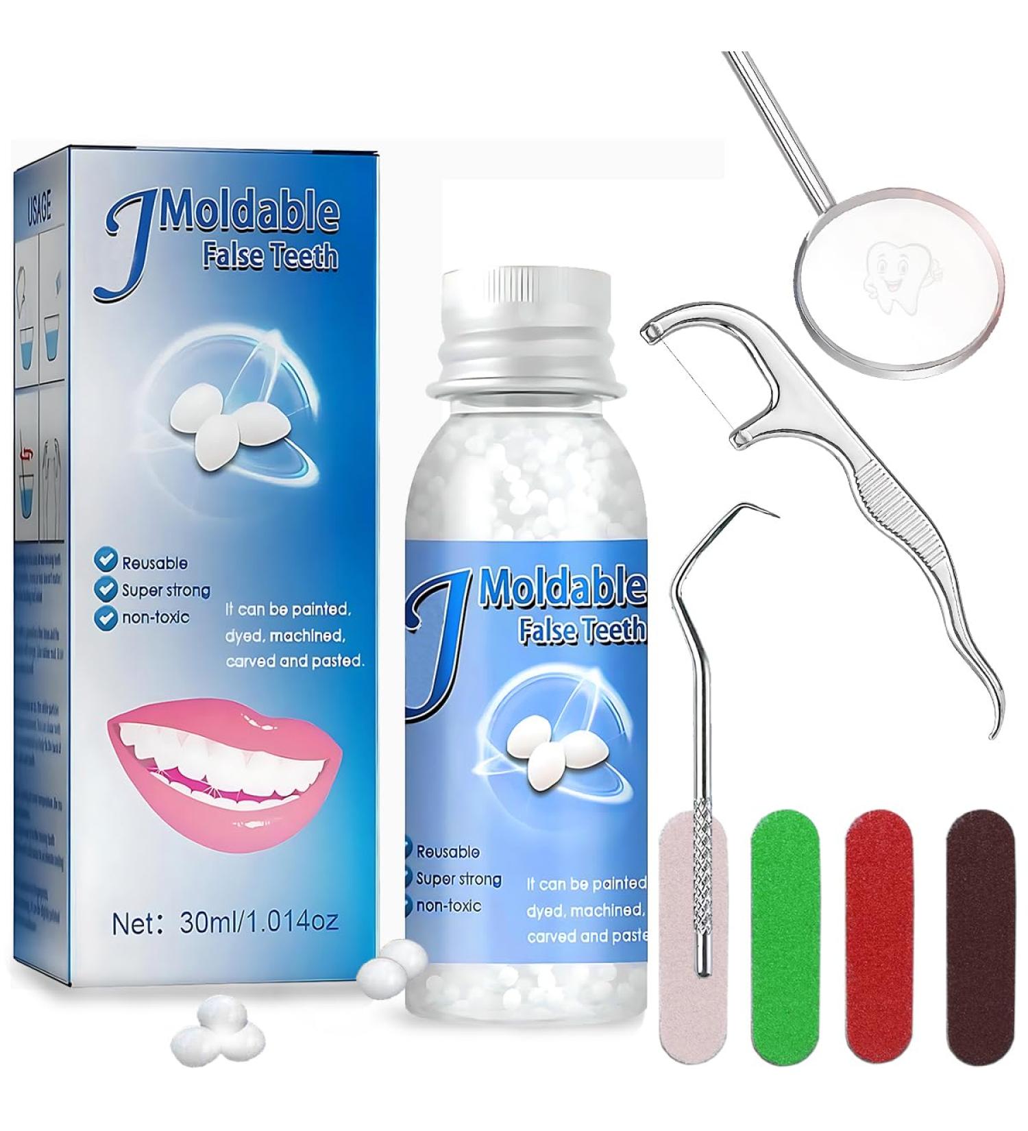 Provision Tooth Repair Kit - 4 Molding Tools & Thermal Beads for Fixing Missing Teeth | DIY Custom Grips & Prototyping - Buy Online on GoSupps.com