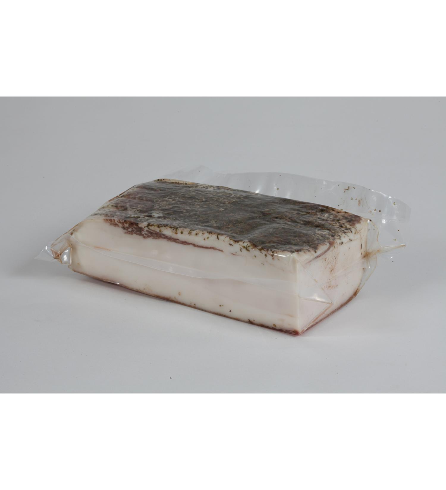 YesEatIs CANTALUPPI - Tuscan Herb Lardo - Vacuum (2.5 kg approx.) - Craft Products Italy