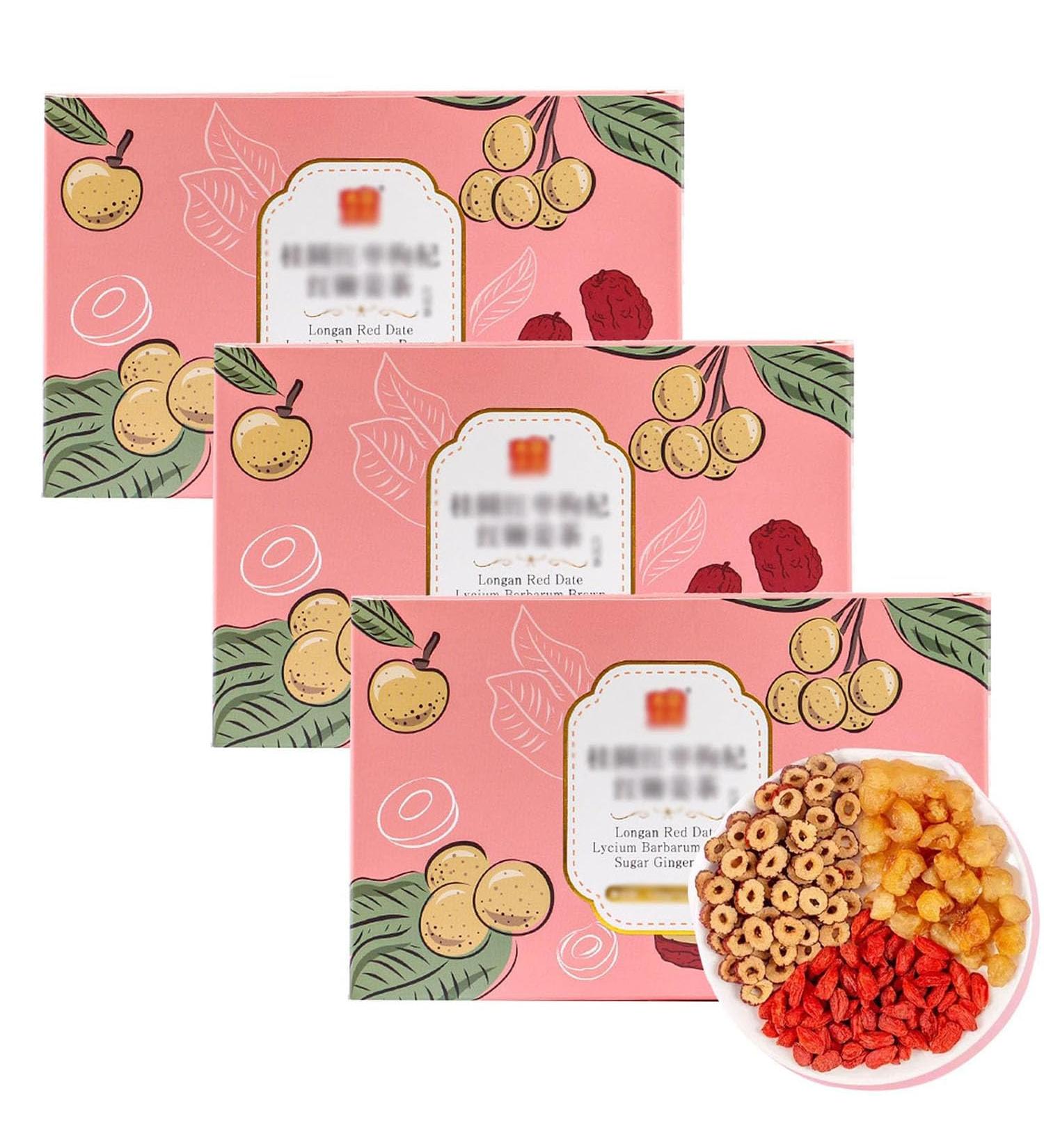  IFFANY Brown sugar ginger and date longan tea red date berry brown sugar and ginger tea nourishing and healthy berry and ginger tea - Buy Online on GoSupps.com