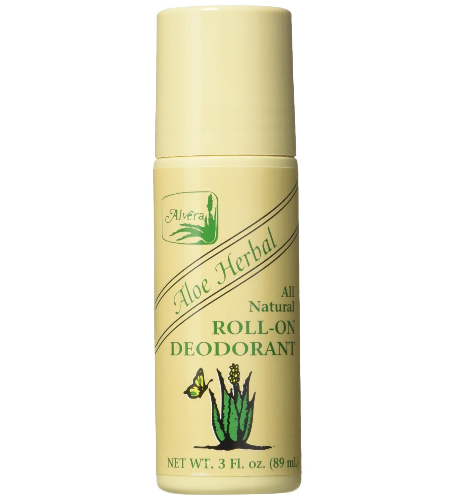 Alvera Deod Aloe Herb 3 Ounce (Pack of 6)