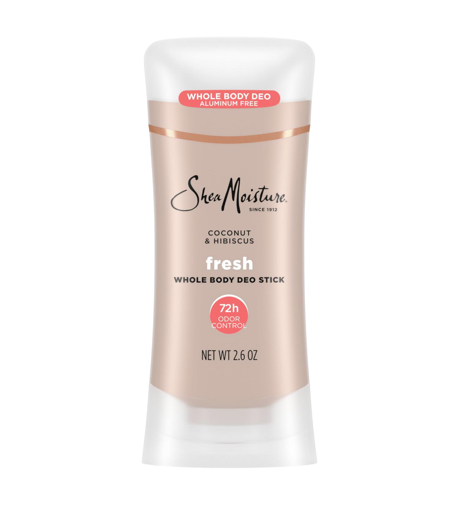 SheaMoisture Whole Body Deo Stick Fresh 72h Odor Control Aluminum Free 2.6 oz - Buy Online on GoSupps.com