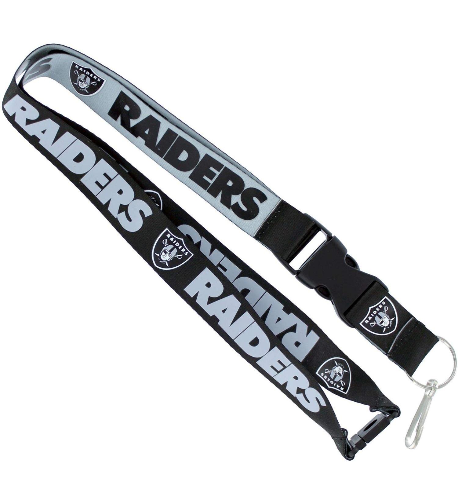 Aminco NFL Oakland Raiders Reversible Lanyard