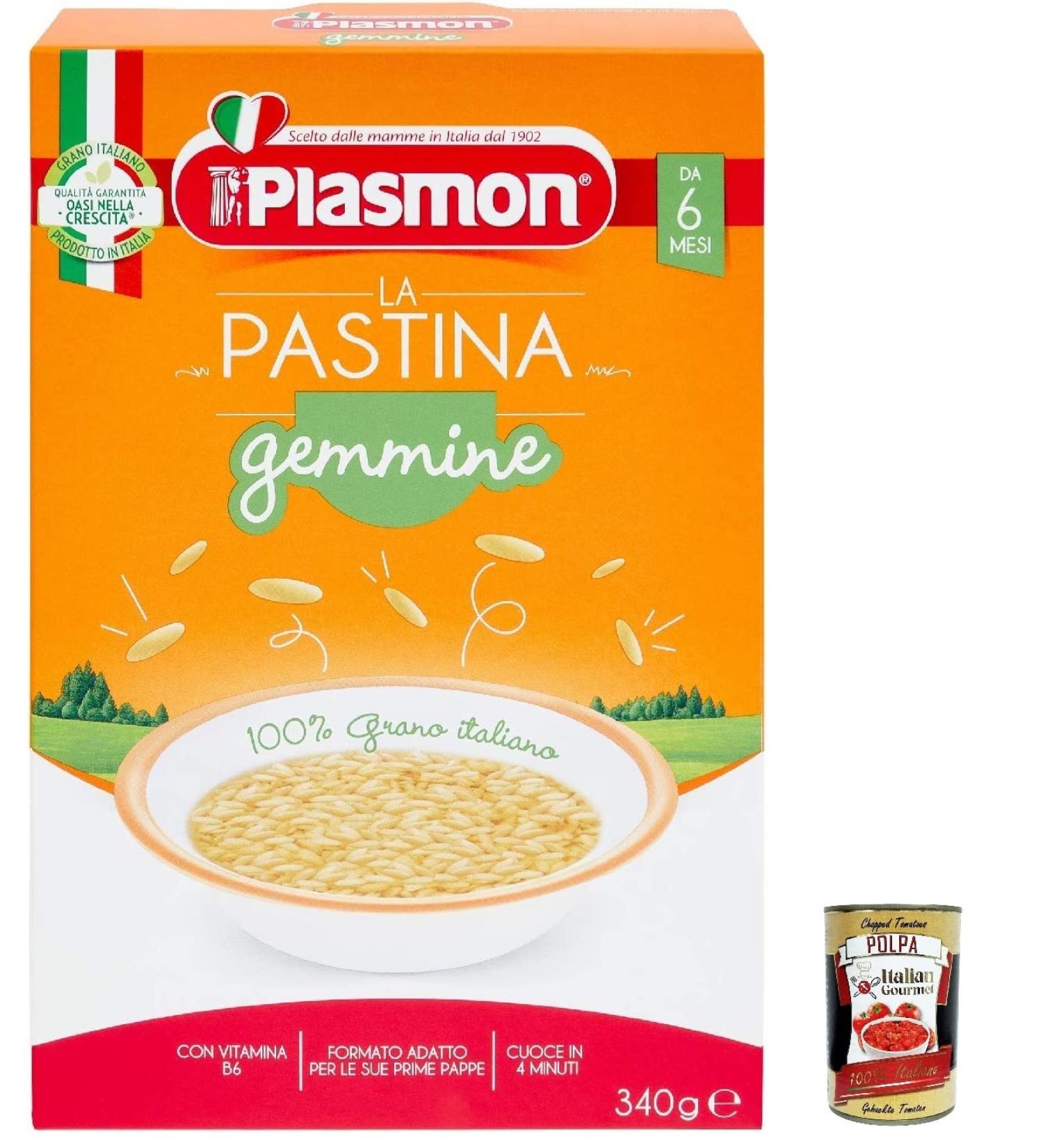 Italian Gourmet E.R. 3 x Plasmon Pastes 340g + Italian Polpa Gourmet Polpa 400g - Buy Online on GoSupps.com