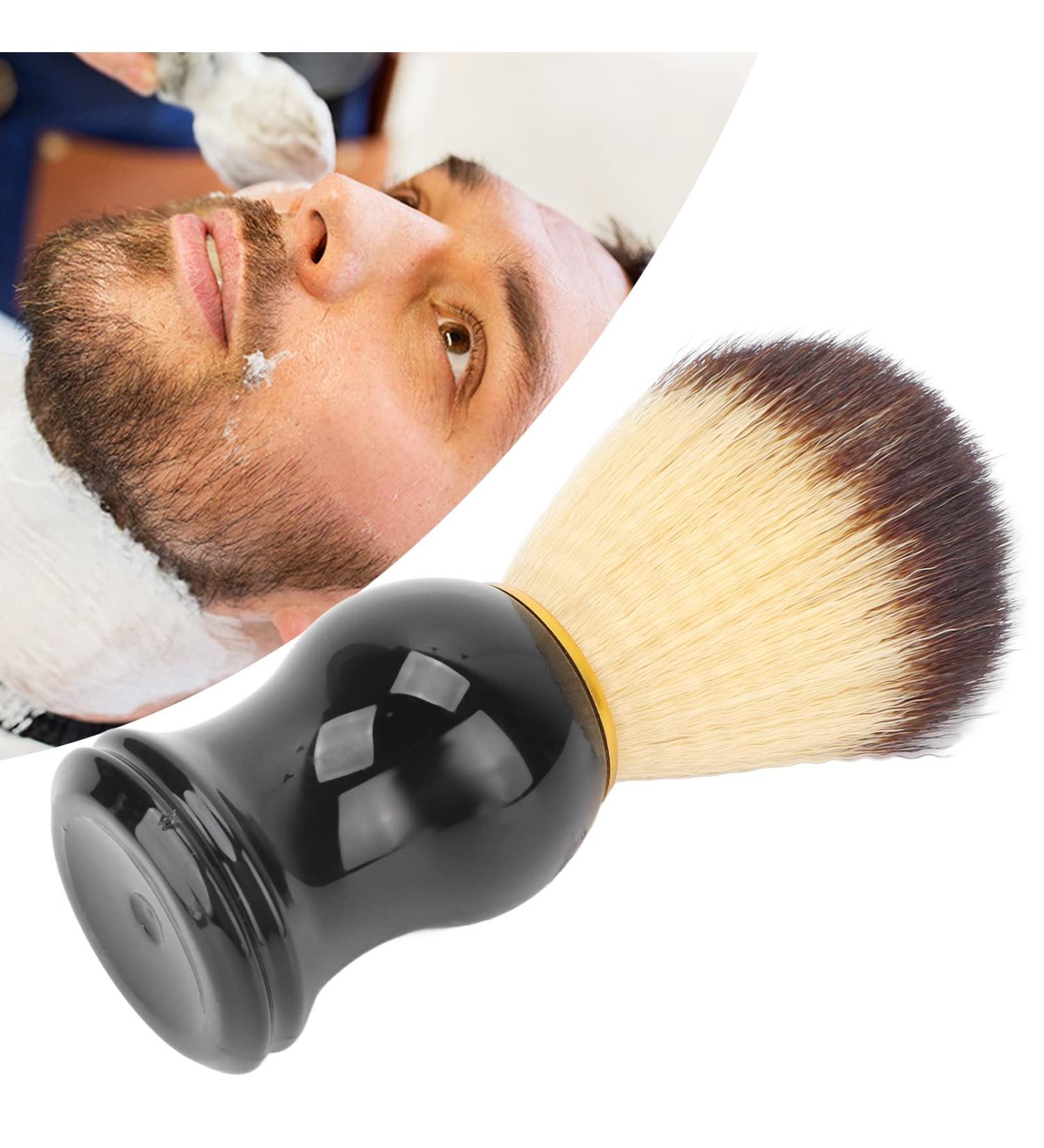Portable Hair Razor Brush for Men | Hand-made Nylon Beard Shaving Brush for Home & Travel - Buy Online on GoSupps.com